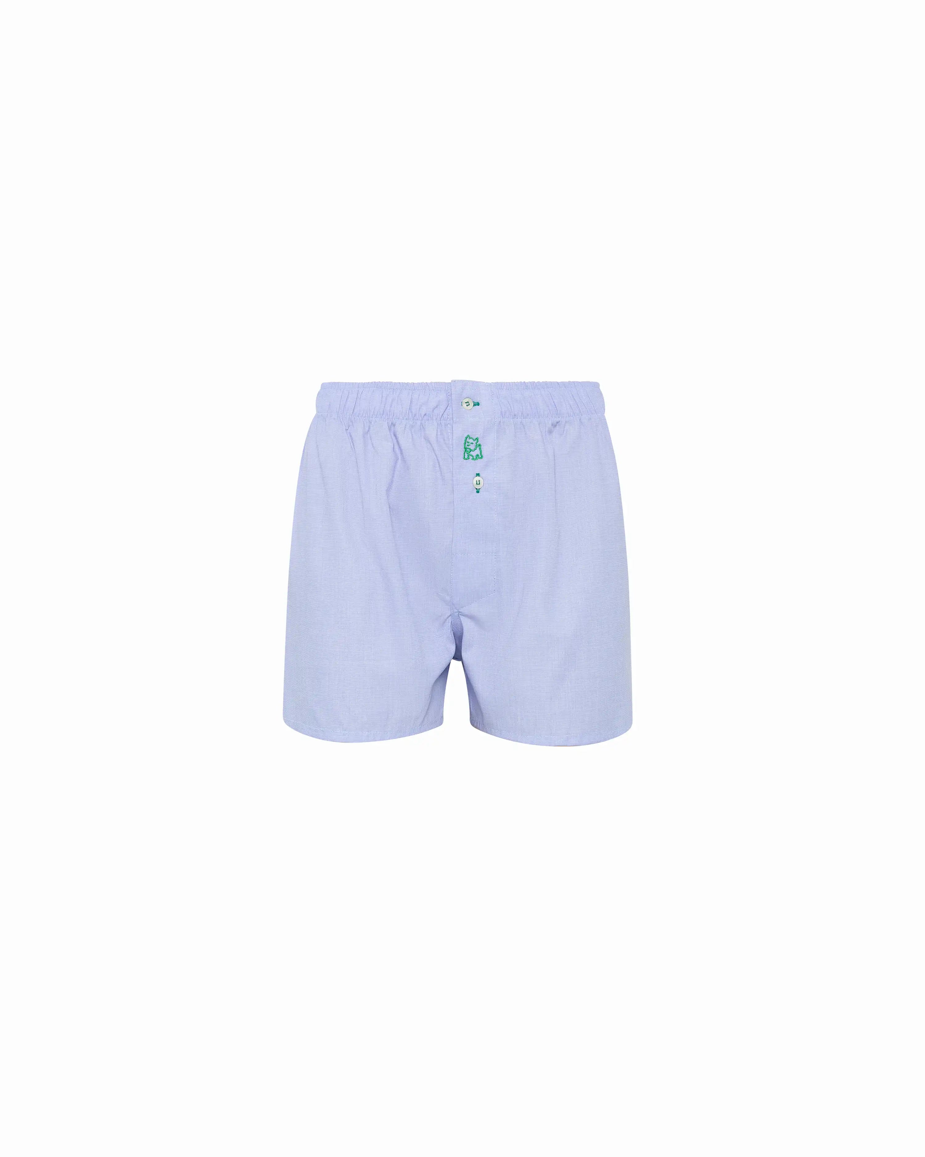 Bóxer de niño Kiff Kiff de tela de algodón azul