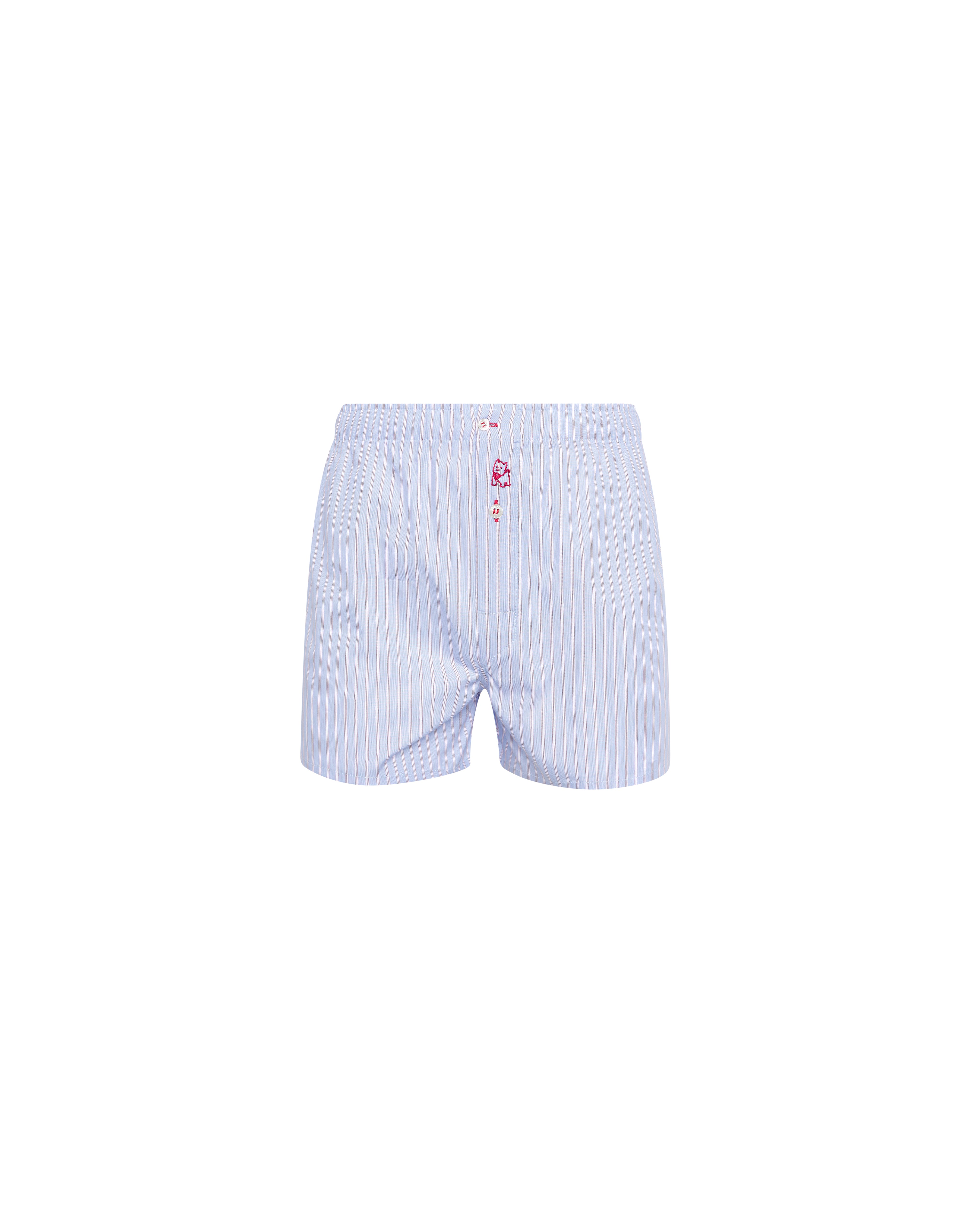 Bóxer de niño Kiff Kiff de algodón azul con rayas