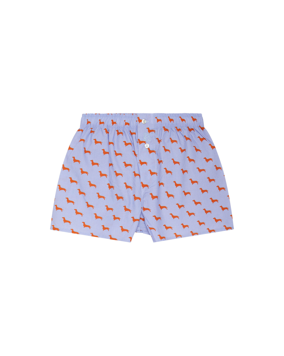 Bóxer de niño Kiff Kiff de algodón azul con estampado de PERRO