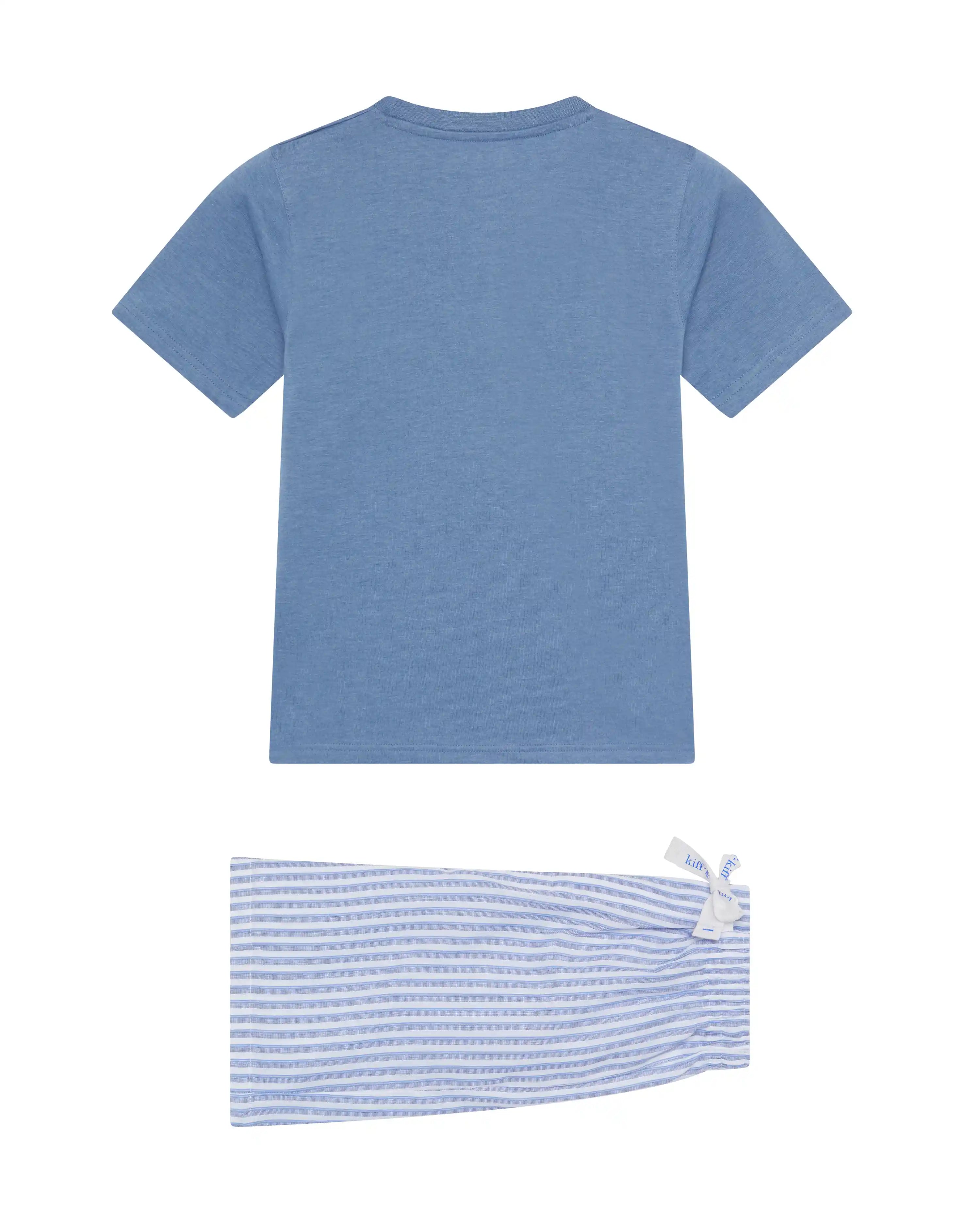 Pijama de niño corto combinado camiseta pantalón