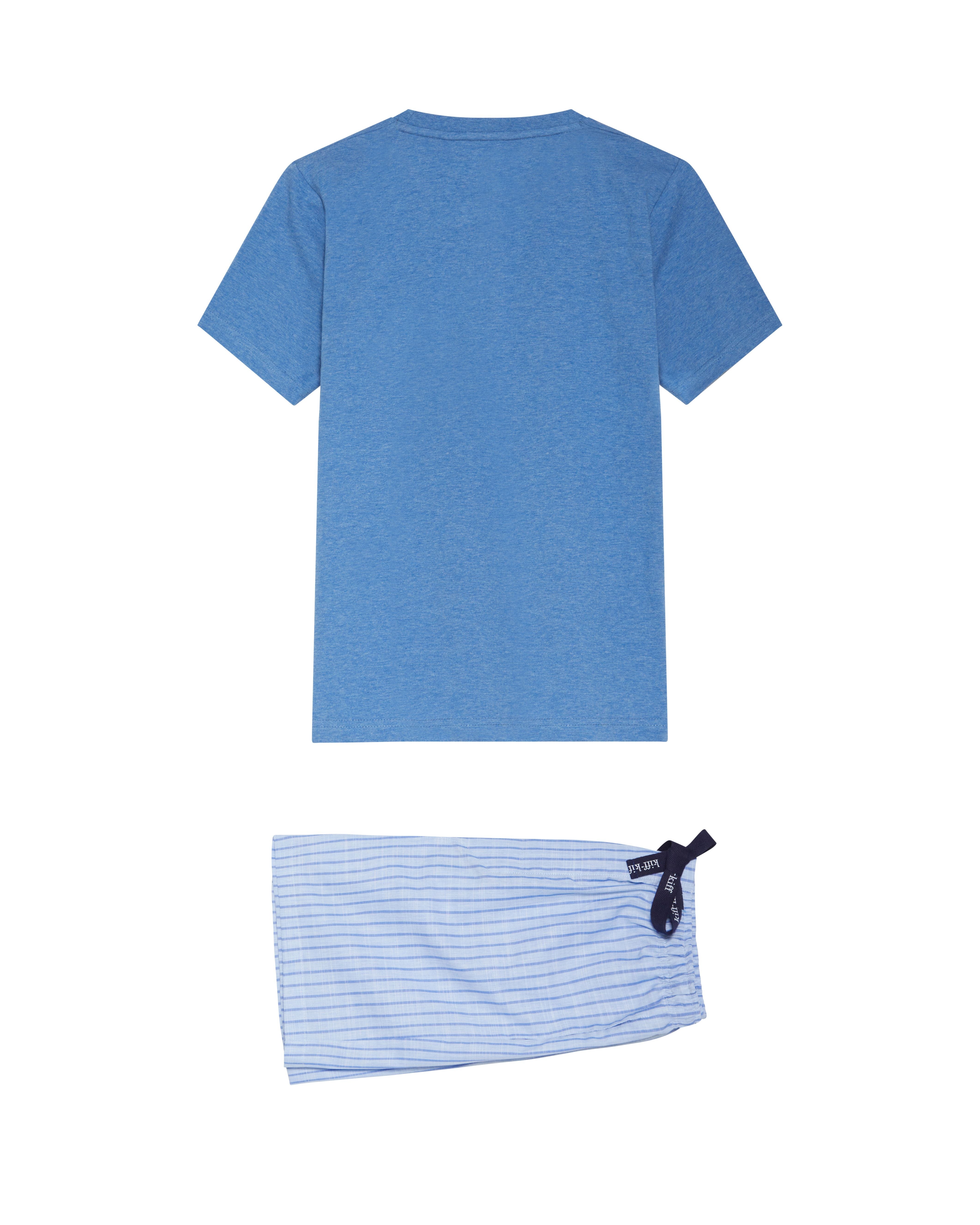 Pijama de niño corto combinado camiseta pantalón