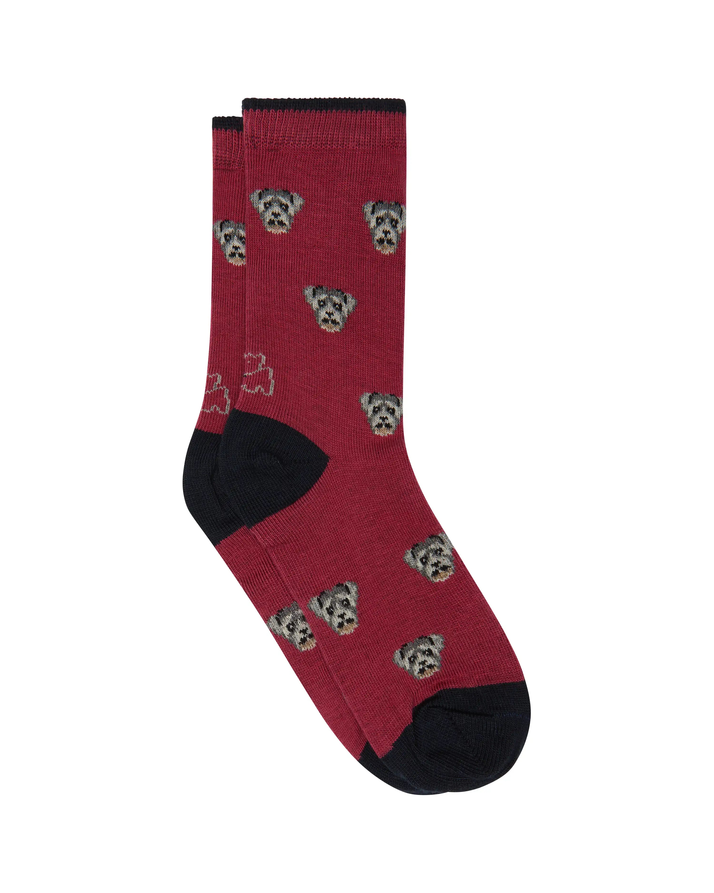 Calcetines media caña de niño Kiff Kiff fresa estampado