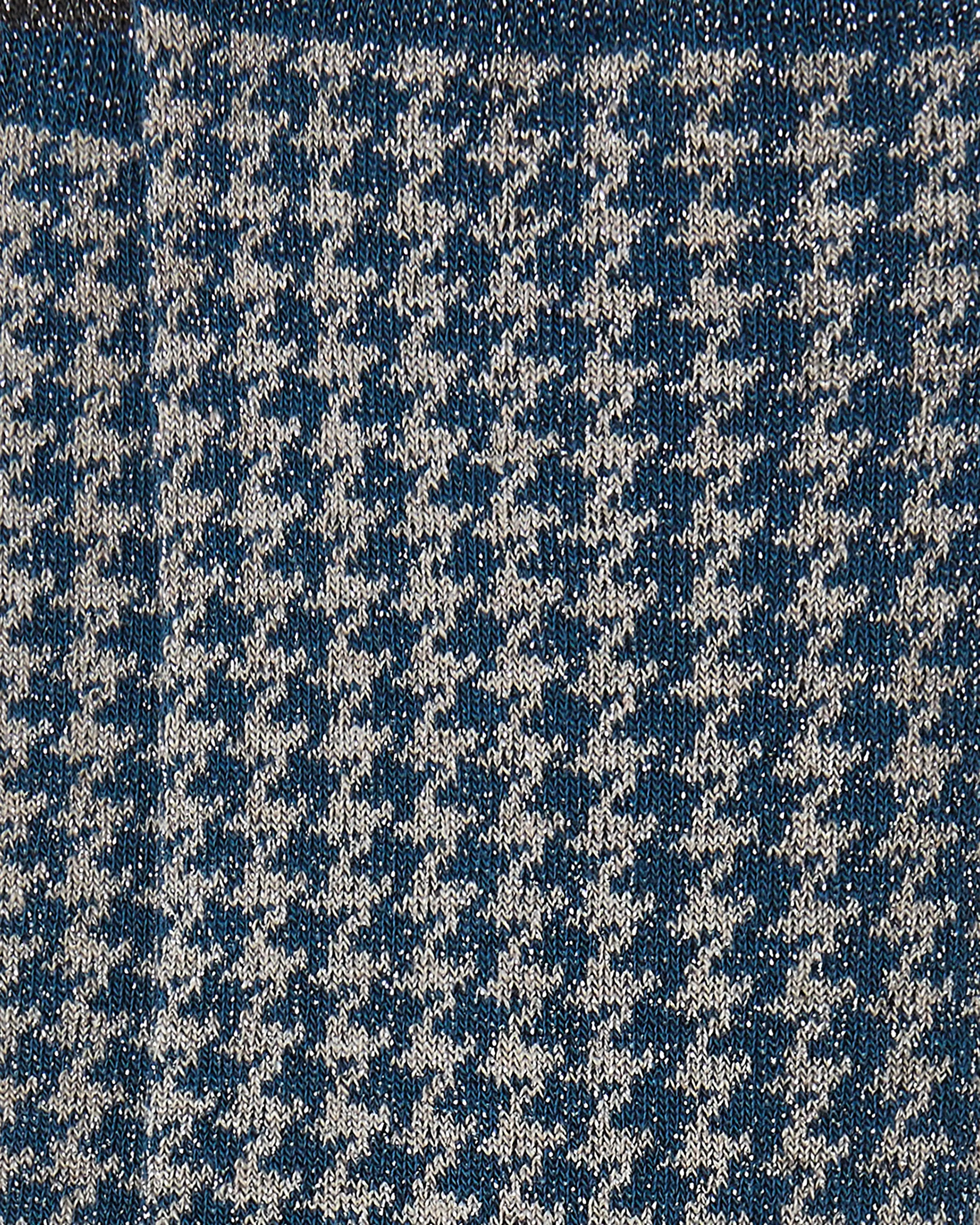 Calcetines media caña de mujer Kiff Kiff brilli pata de gallo