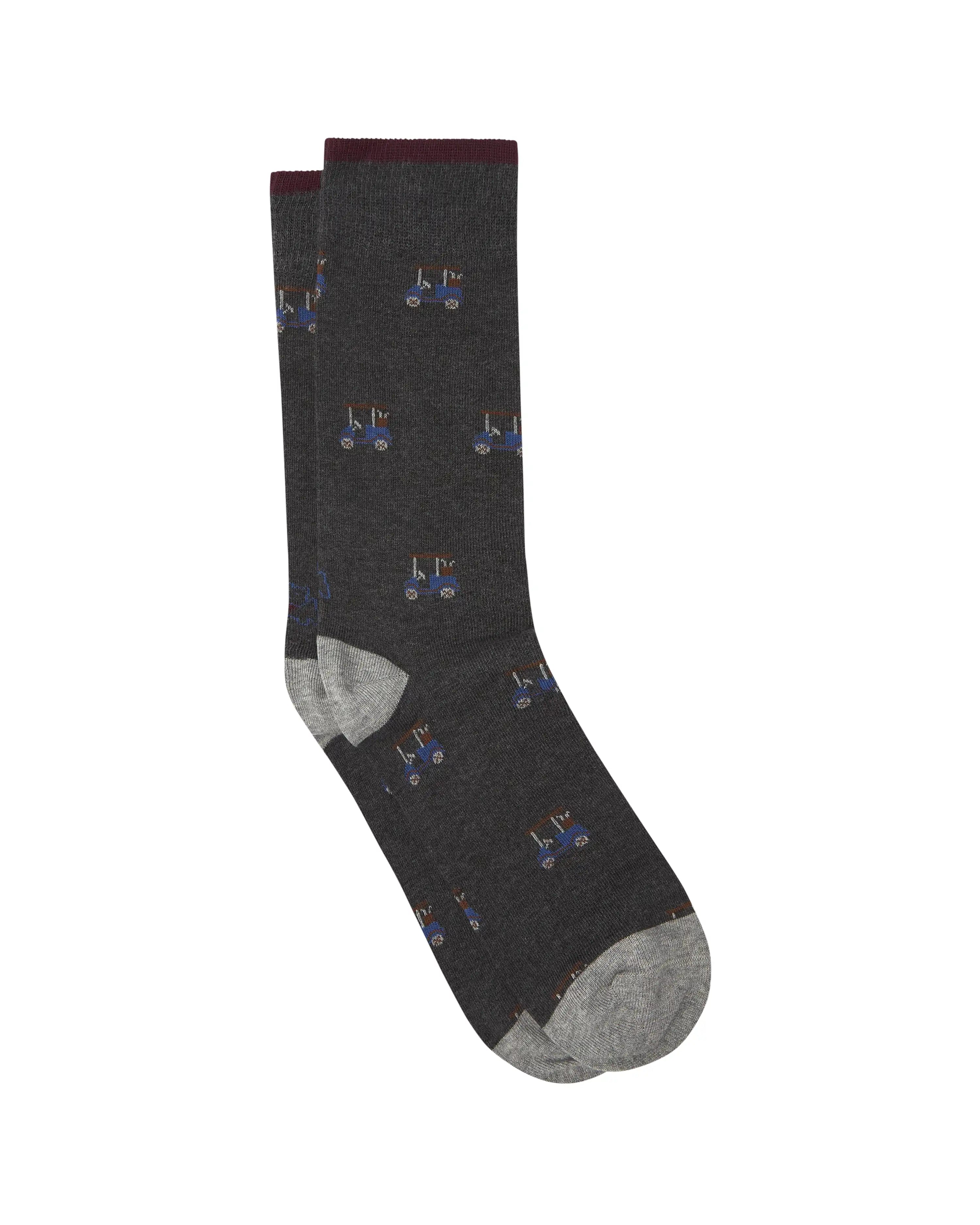 Pack de tres pares de calcetines media caña fantasía