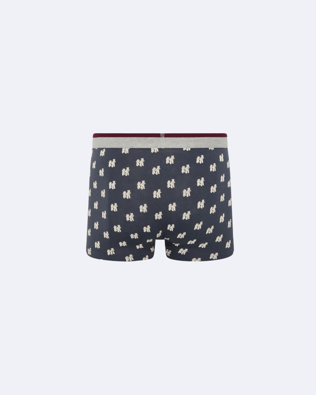 Bóxer de punto de hombre Kiff Kiff azul marino estampado de perros