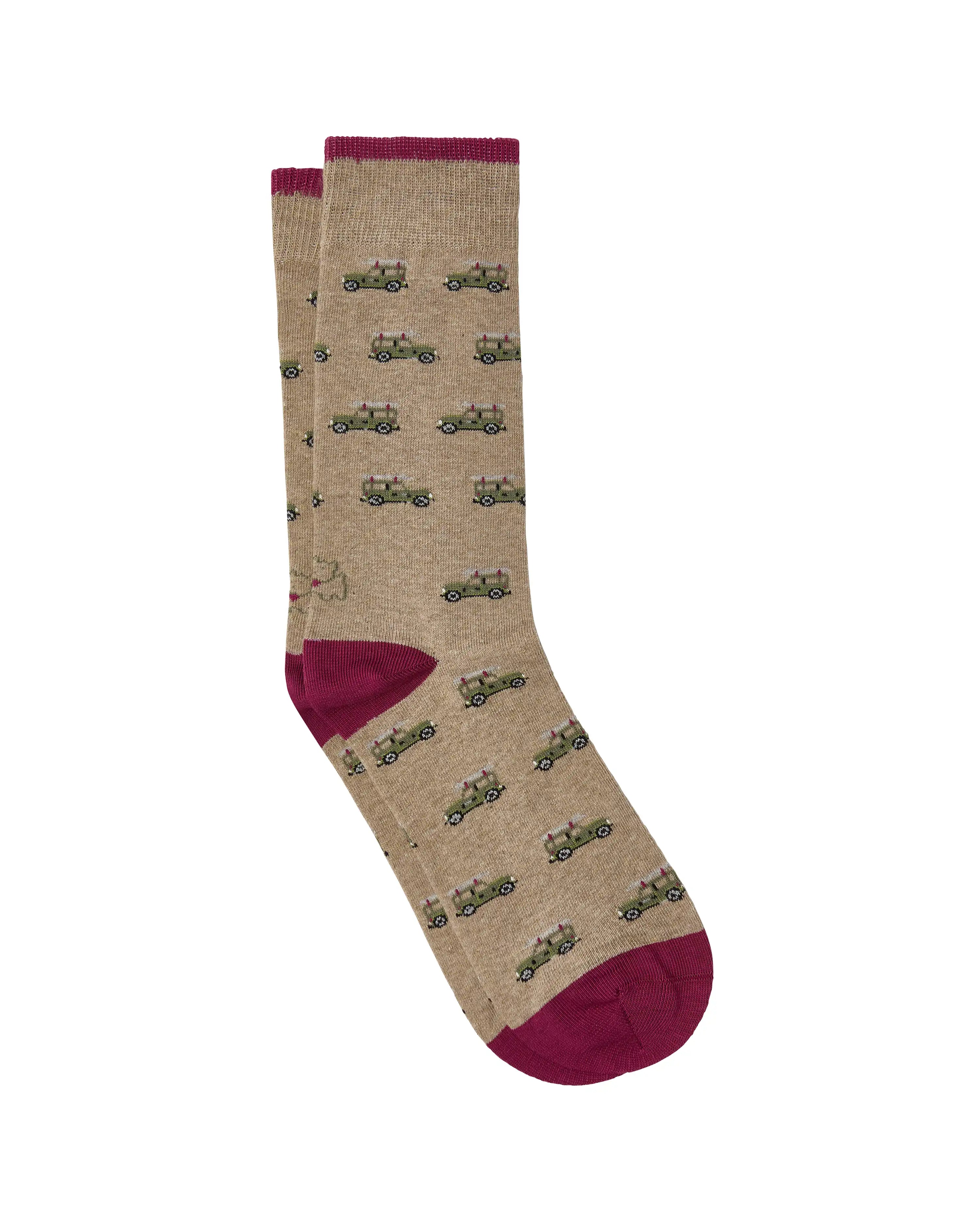 Calcetines media caña de hombre Kiff Kiff estampado Jeep