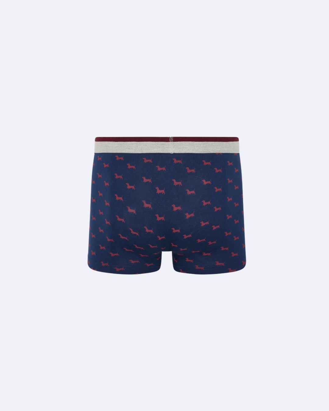 Bóxer de punto de hombre Kiff Kiff azul marino estampado perro