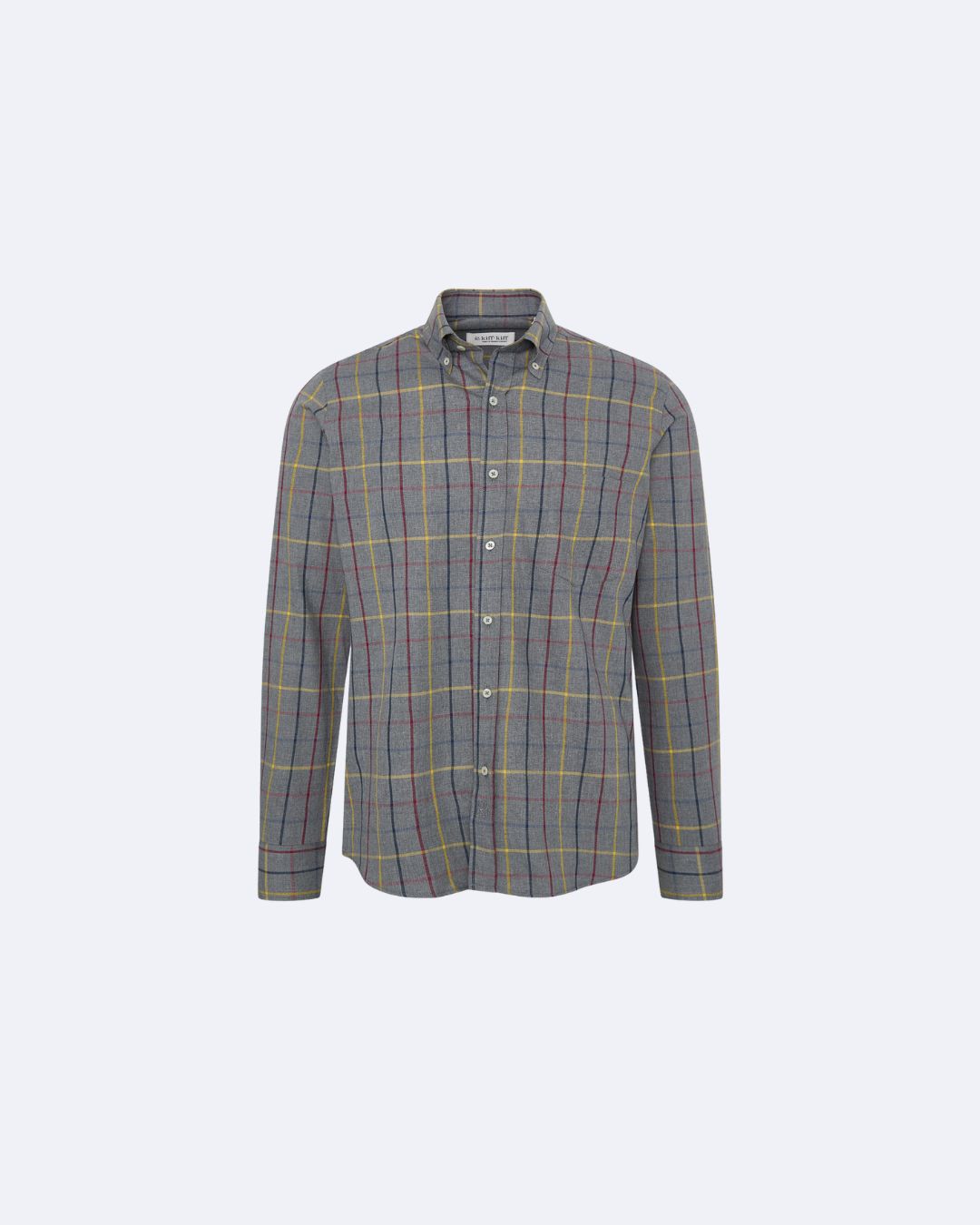 Camisa Sport Gris cuadros Multicolor