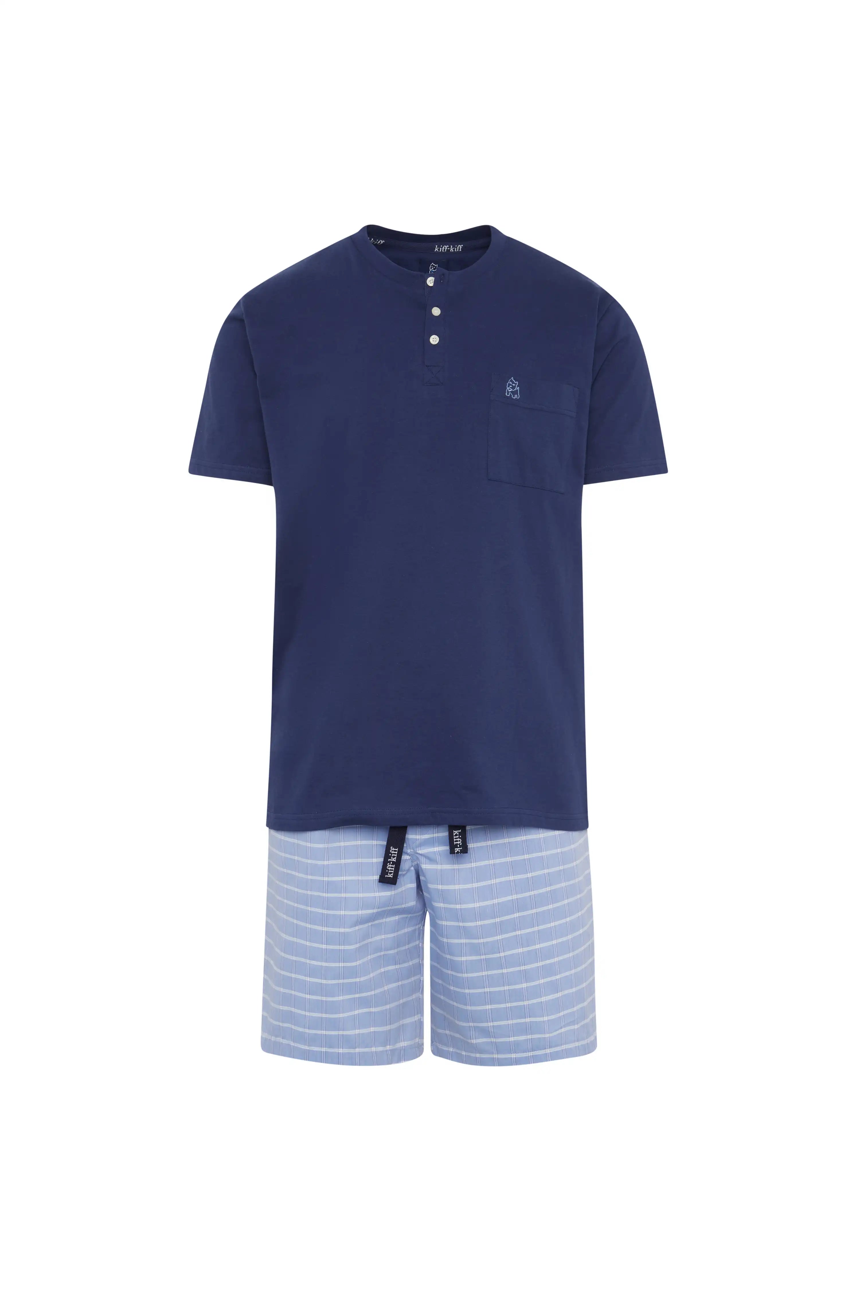 Pijama corto combinado de hombre Kiff Kiff