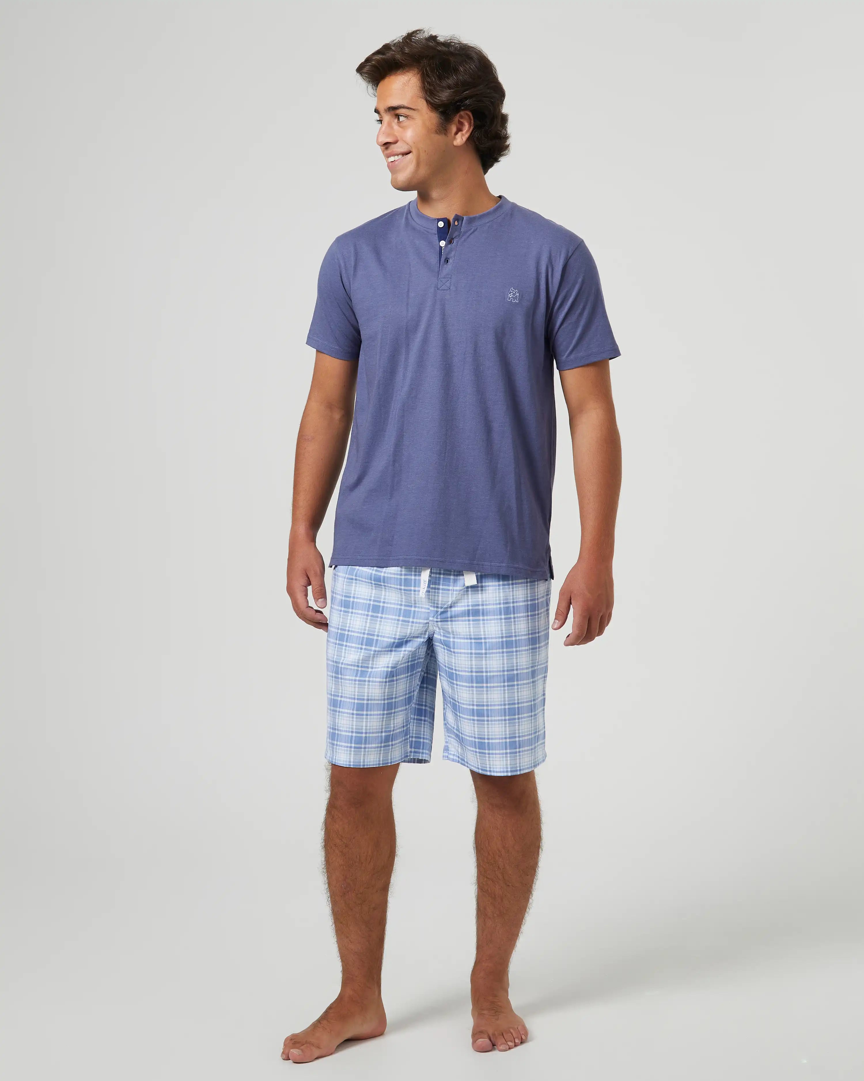 Pijama corto combinado de hombre Kiff Kiff