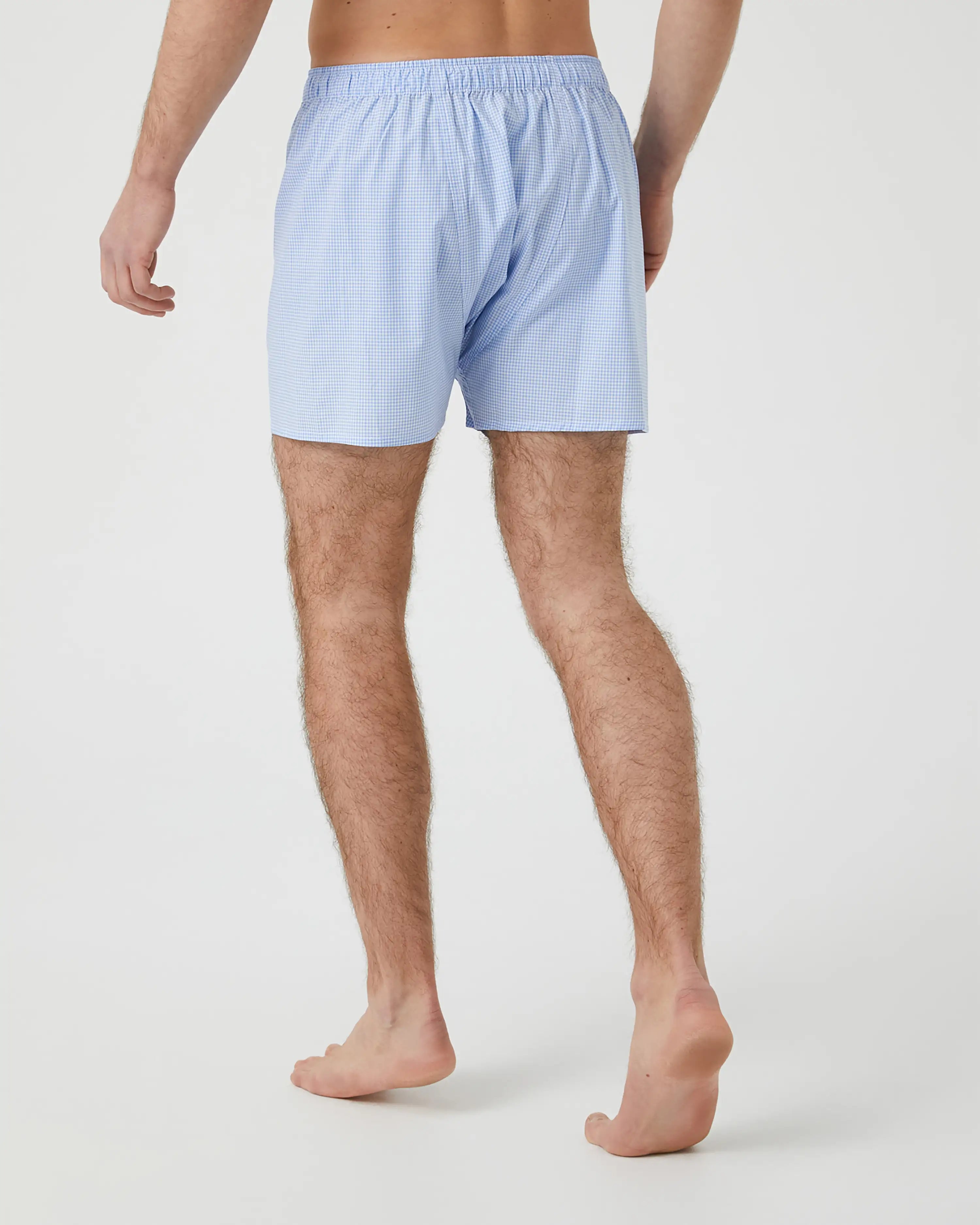 Bóxer de tela de hombre Kiff Kiff cuadrito vichy azul