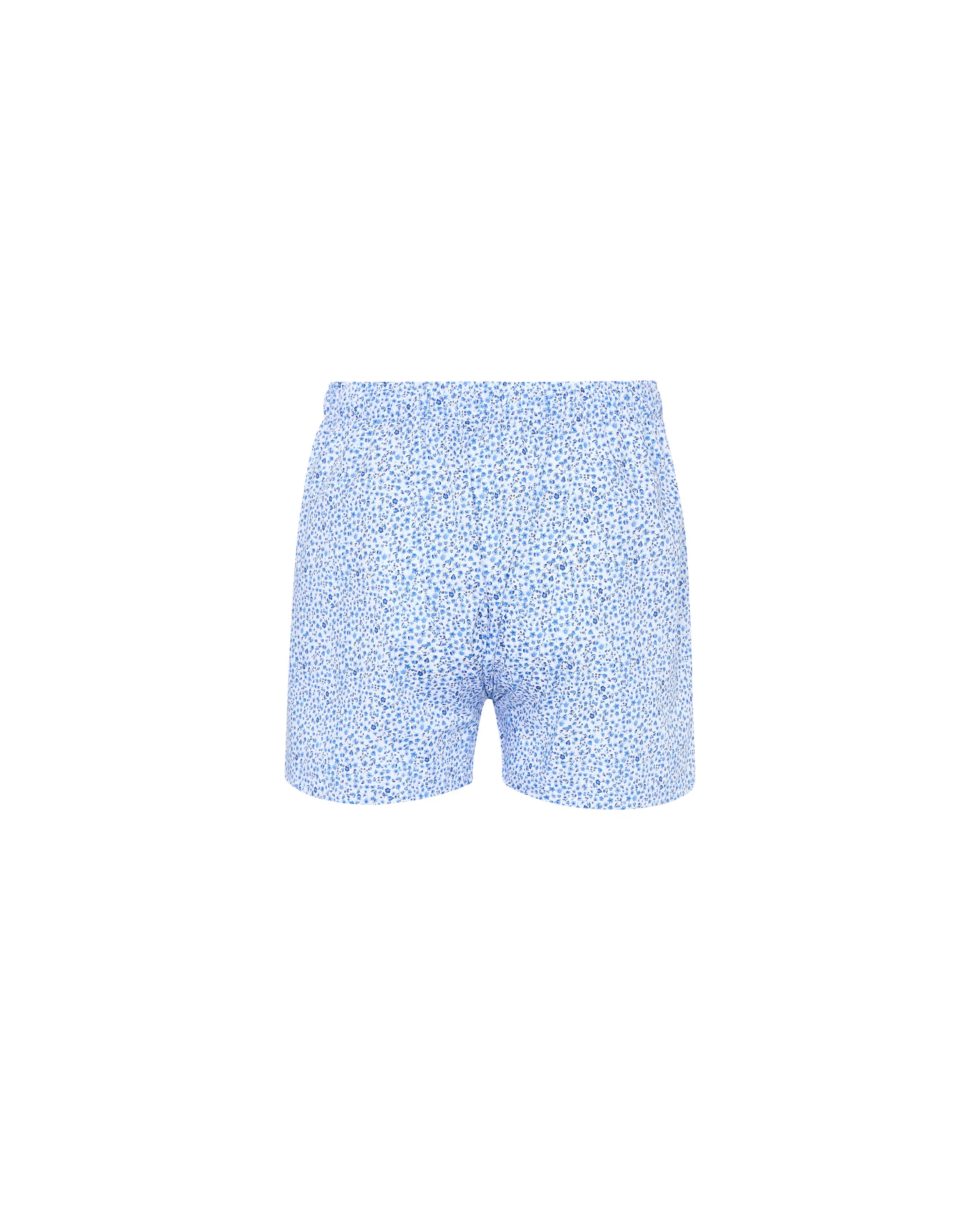 Bóxer de tela de hombre Kiff Kiff estampado flor azul