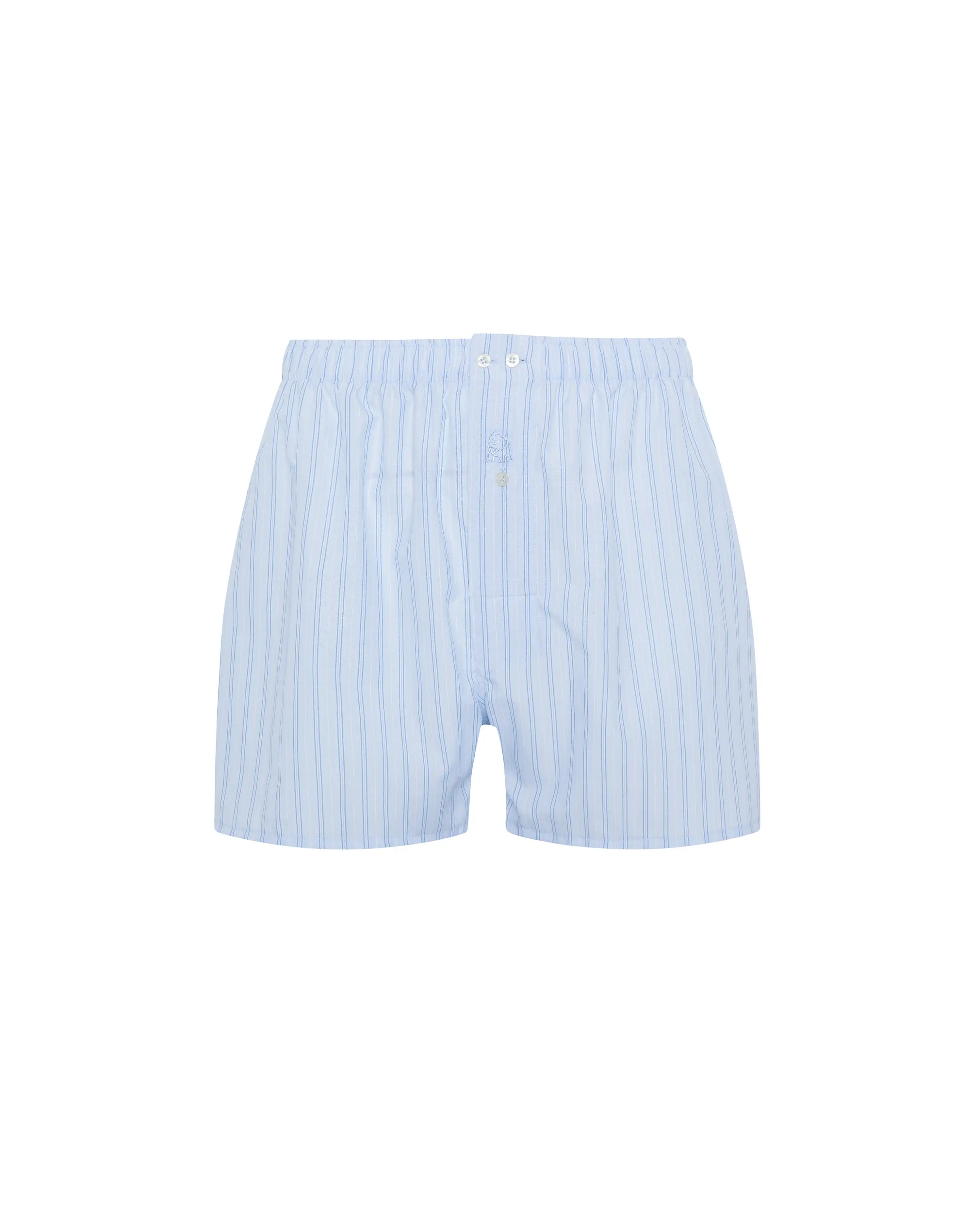 Bóxer con rayas azules