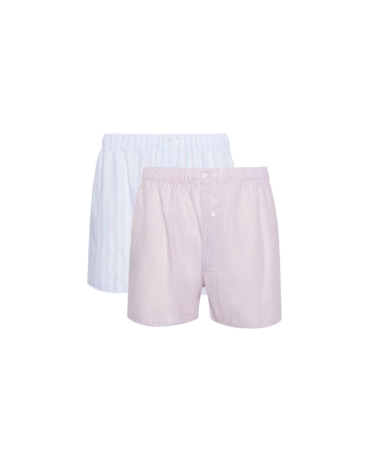 Pack de dos bóxer de tela de hombre Kiff Kiff rayas
