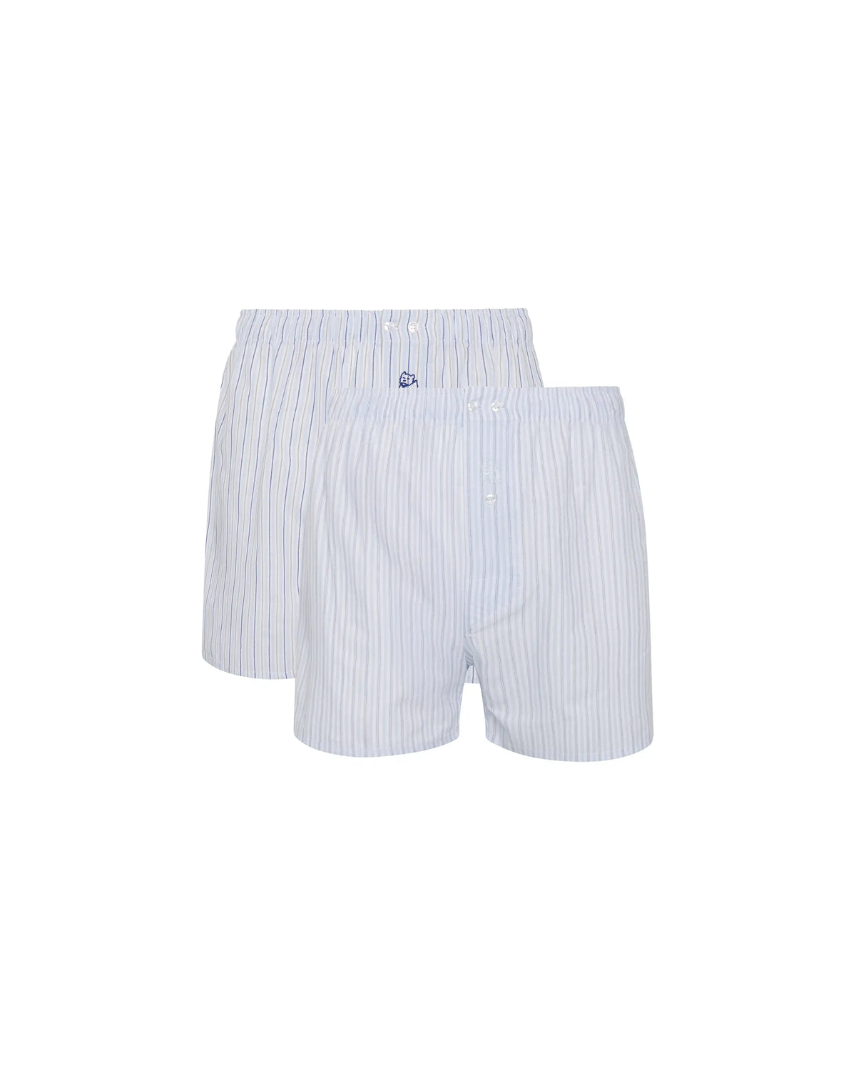 Pack de dos bóxer de tela de hombre Kiff Kiff rayas