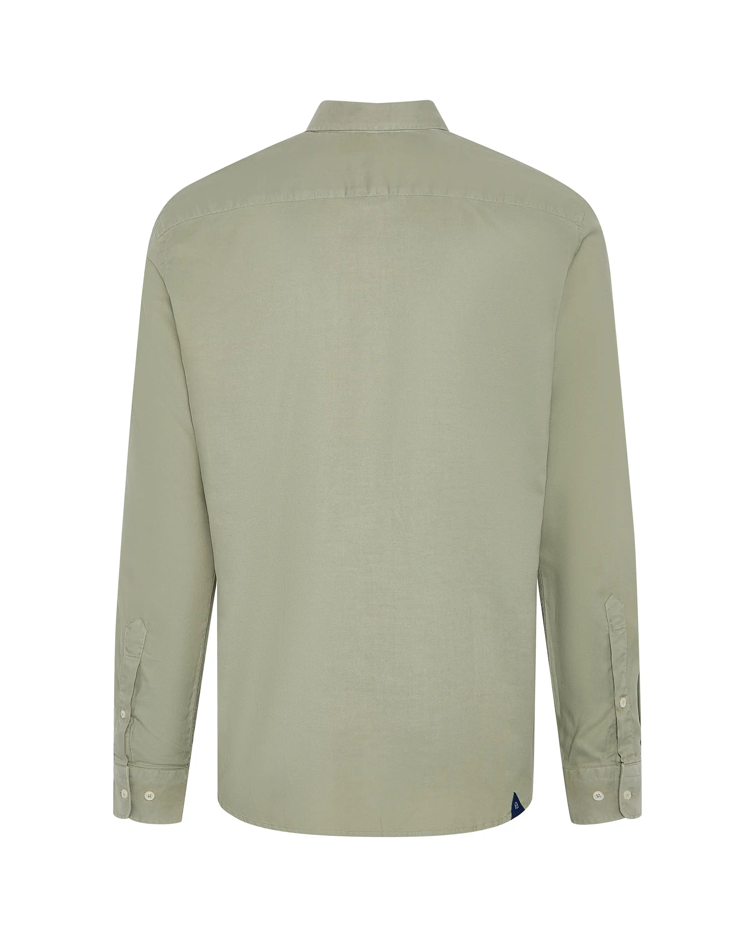 Camisa Casual de Hombre en Algodón lavado