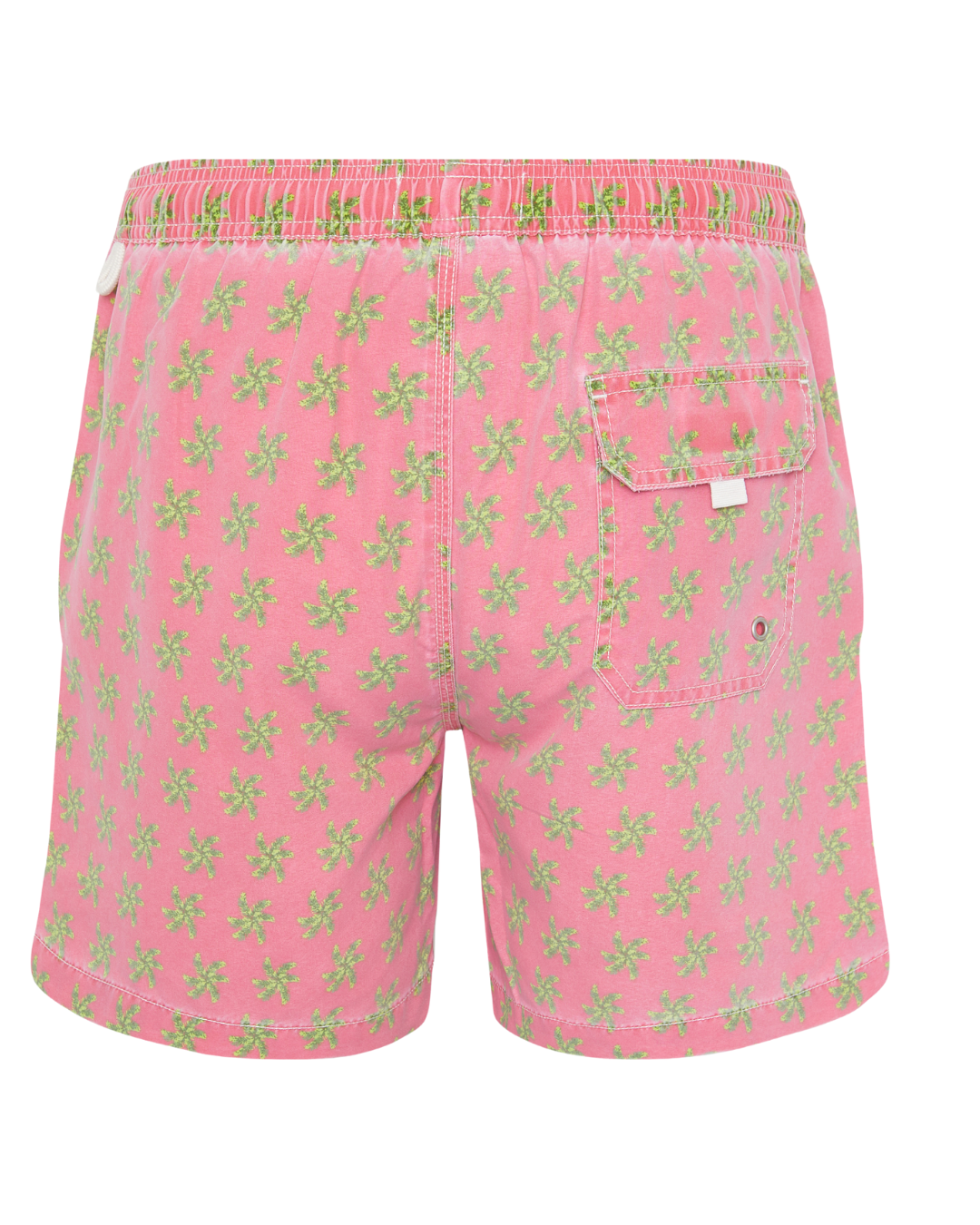 Bañador bermuda estampado Palma rosa lavado