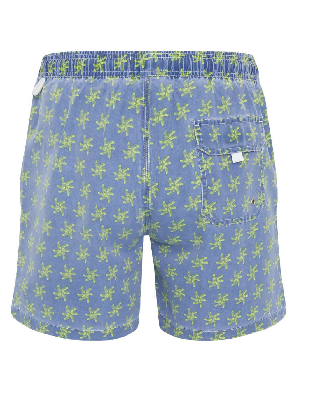 Bañador bermuda estampado Palma azul lavado