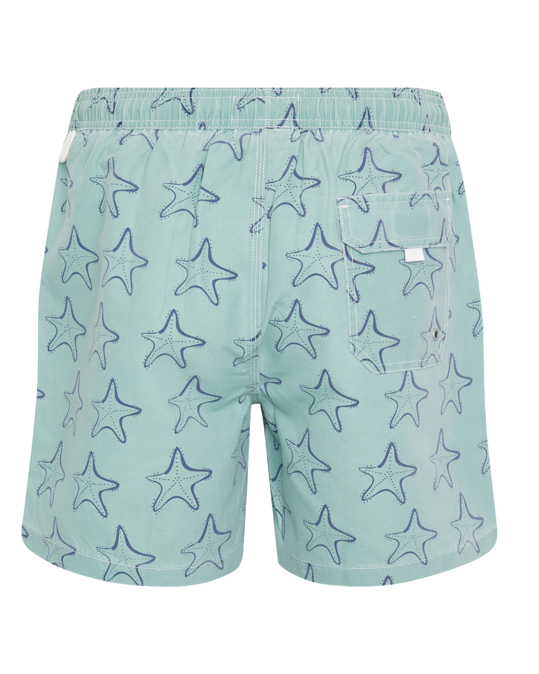 Bañador bermuda estampado Estrella verde lavado