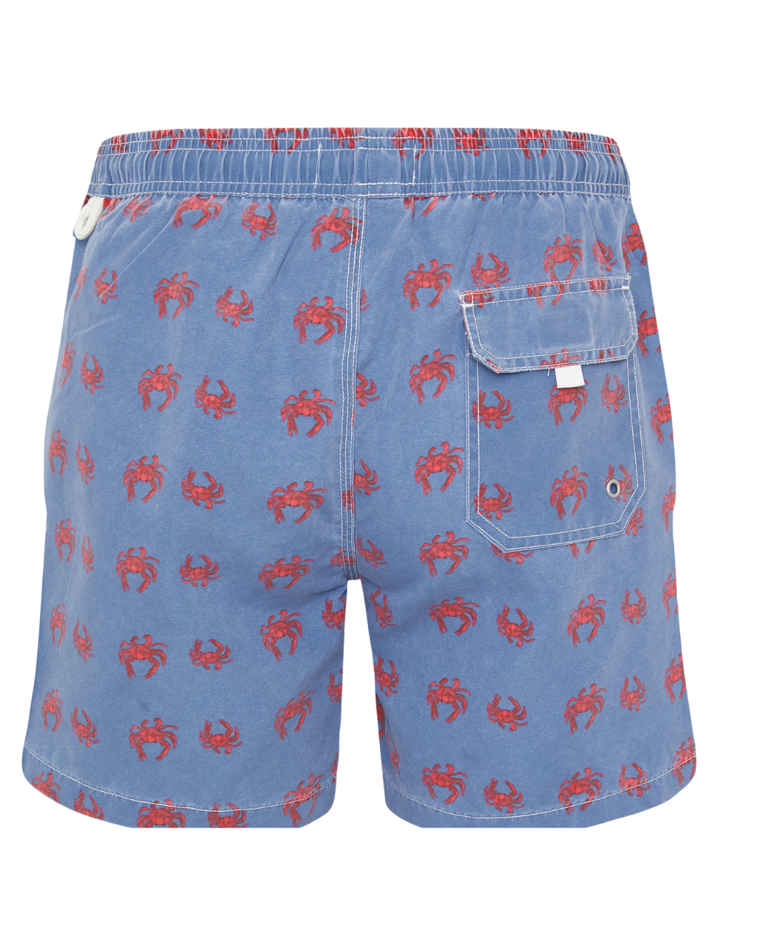 Bañador bermuda estampado Cangrejos azul lavado