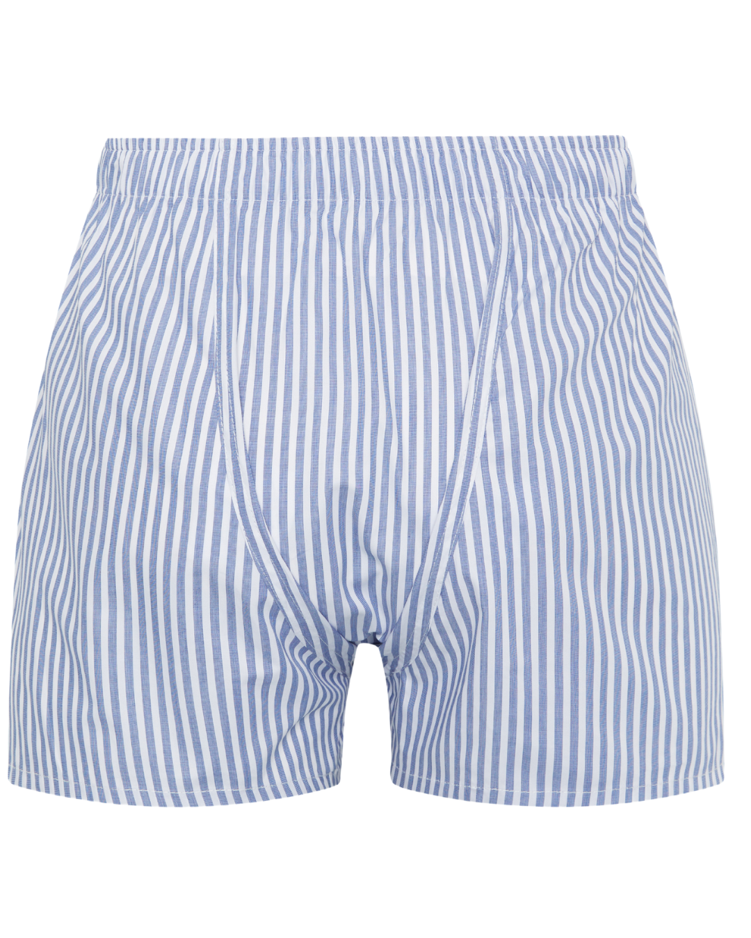 Boxer de tela rayas azules