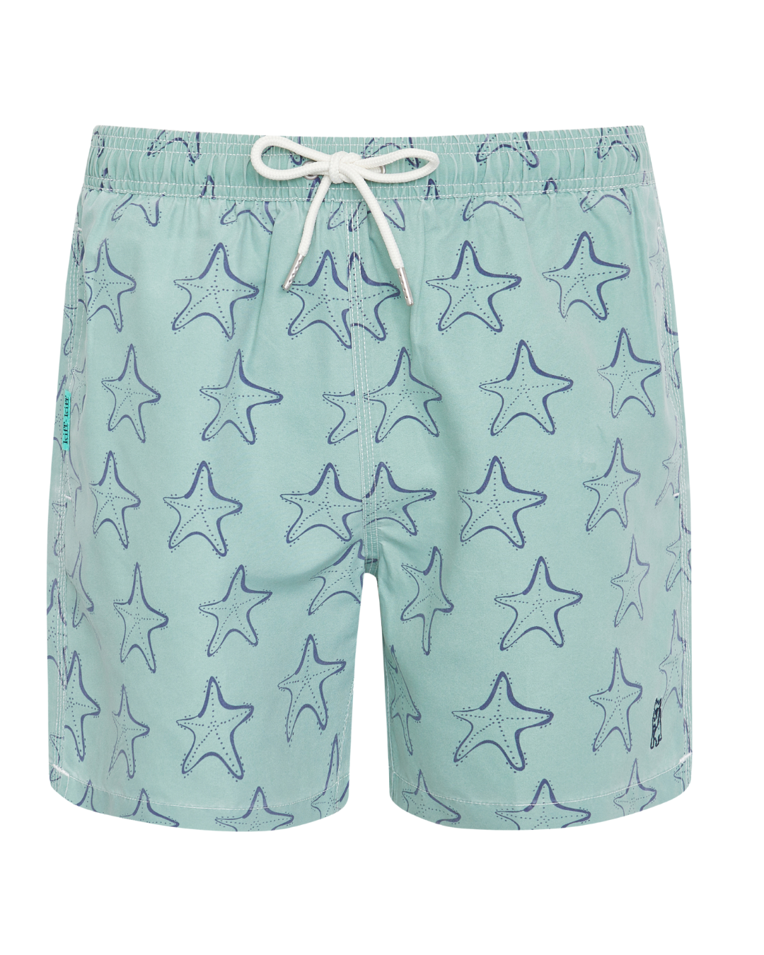 Bañador bermuda estampado Estrella verde lavado