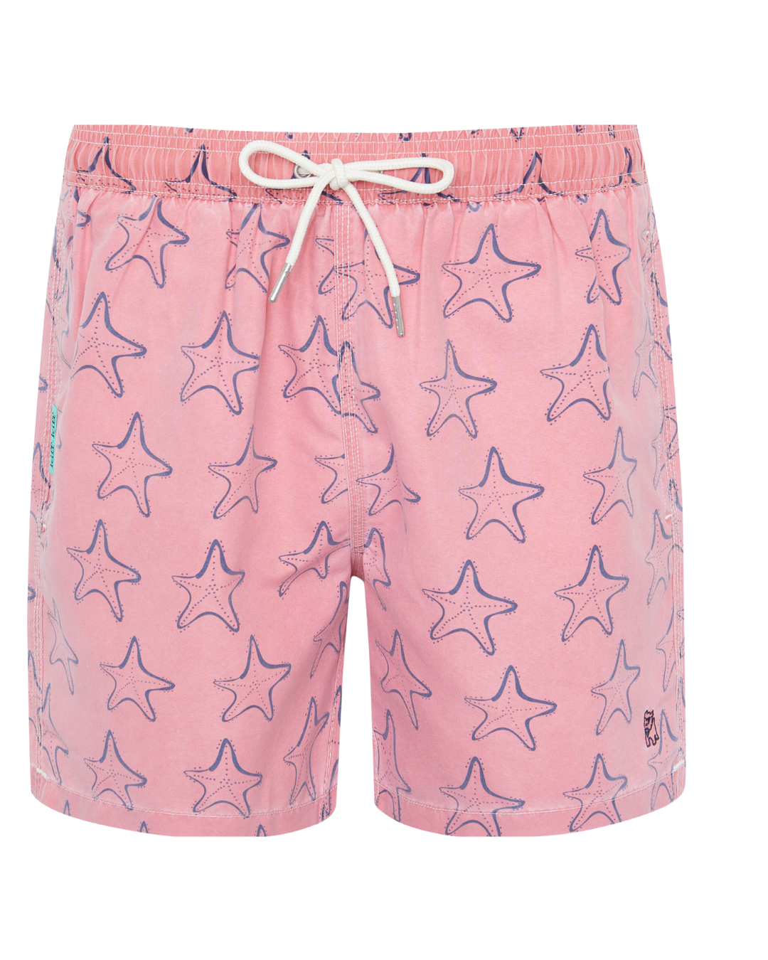 Bañador bermuda estampado Estrella rosa lavado