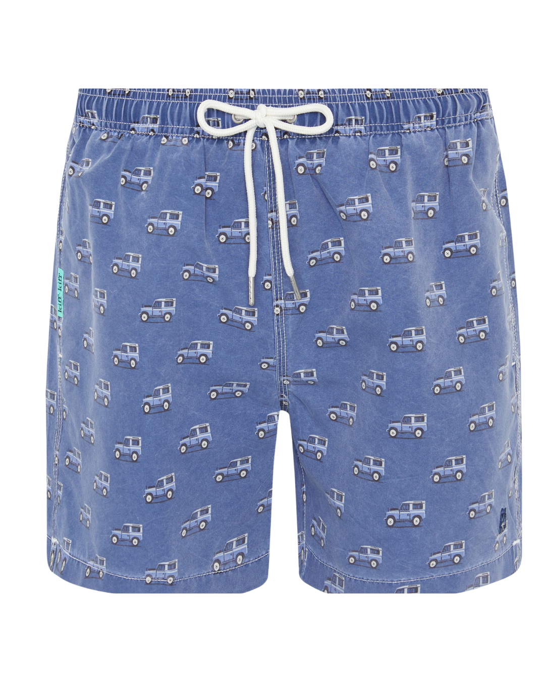 Bañador bermuda estampado Jeep azul lavado