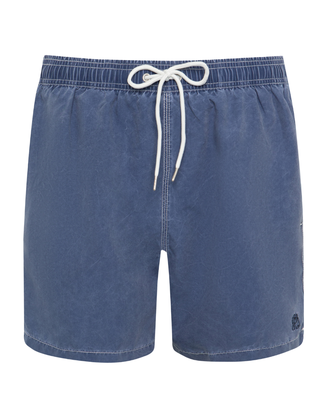 Bañador bermuda liso azul marino lavado