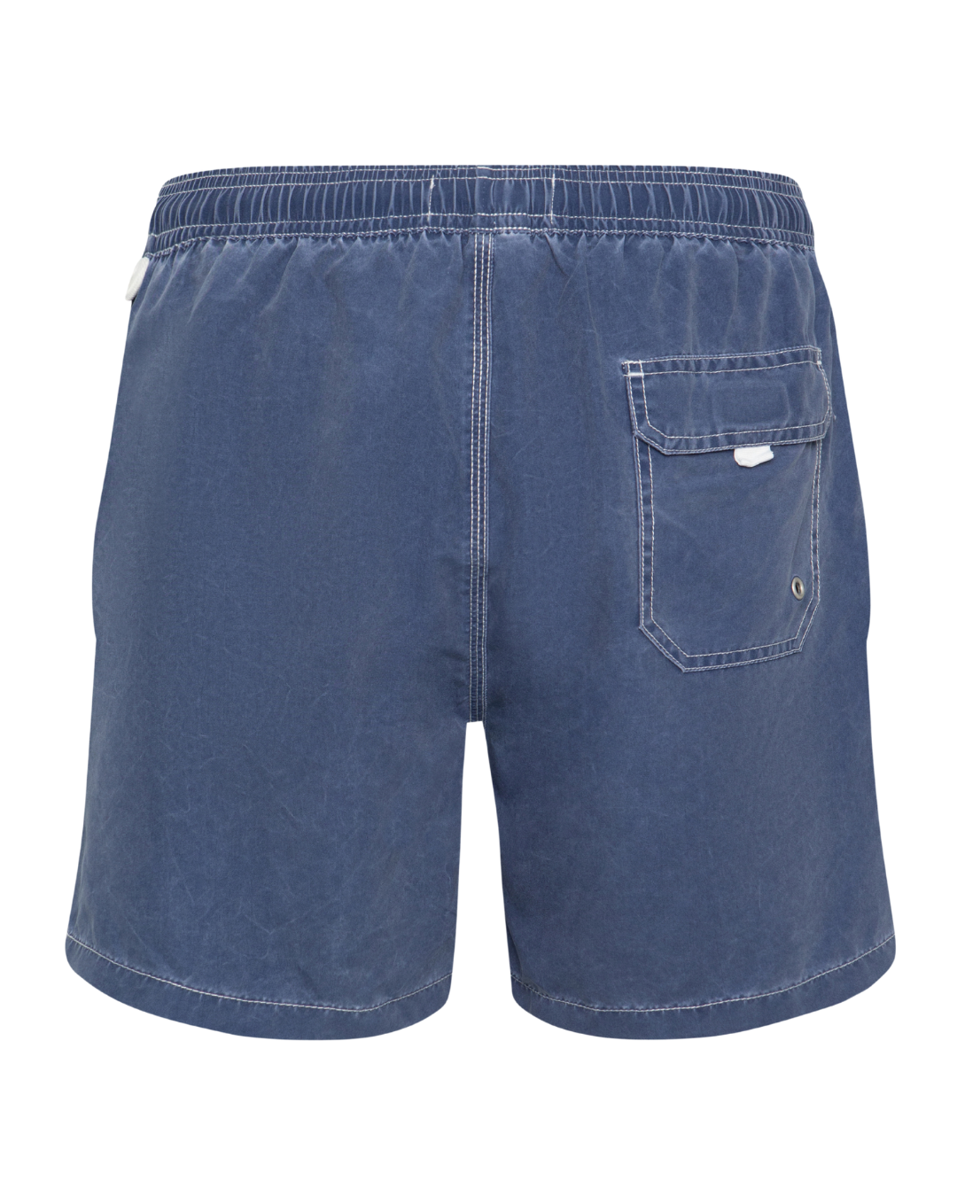 Bañador bermuda liso azul marino lavado