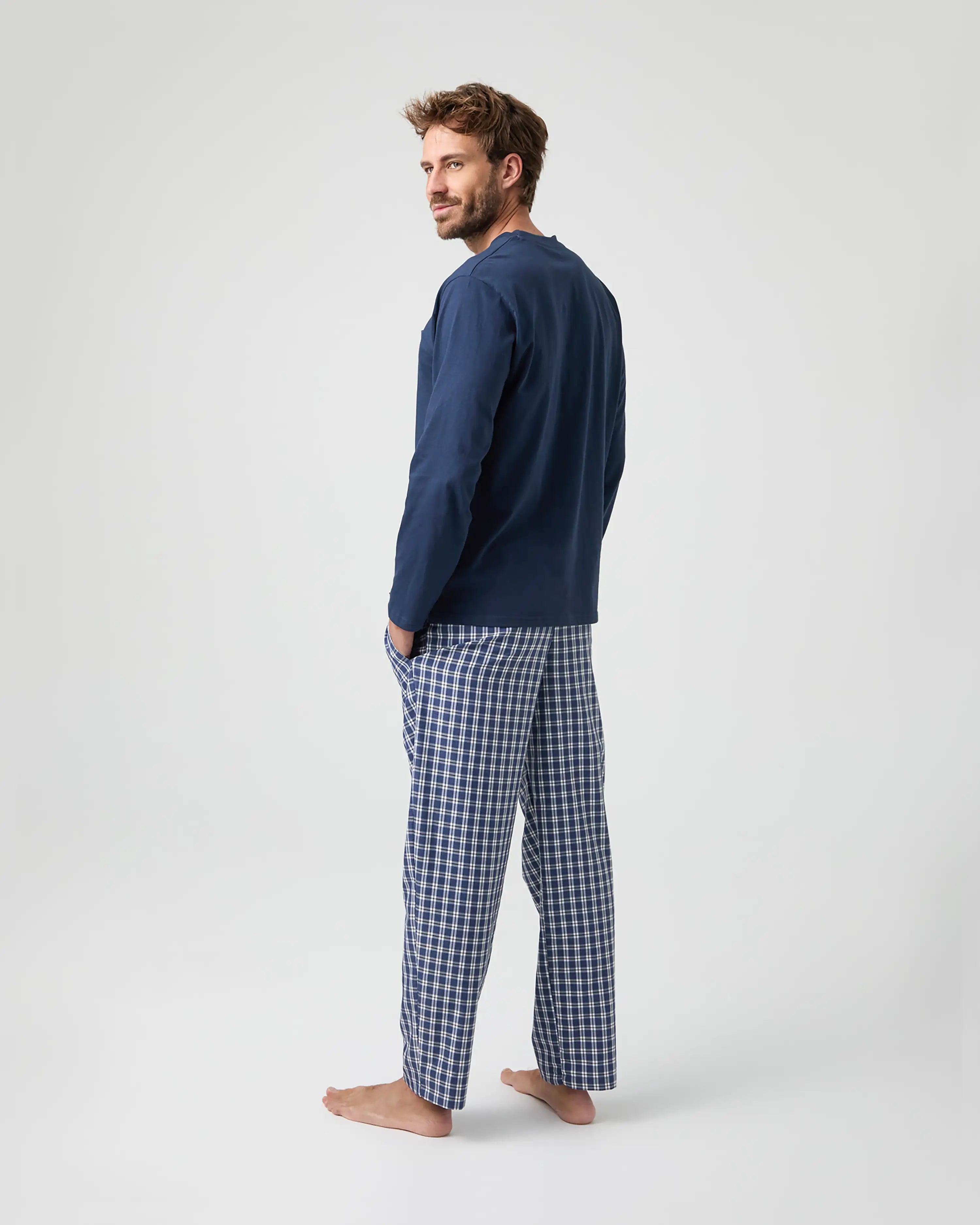Pijama largo combinado de hombre Kiff Kiff