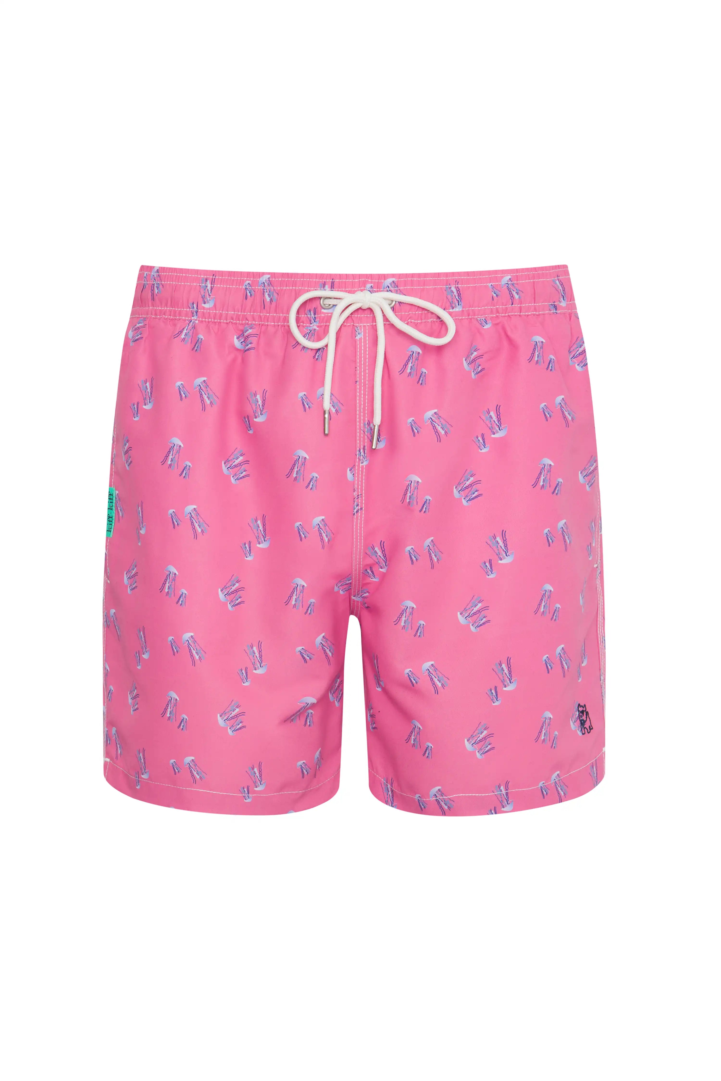 Bañador bermuda estampado Medusas rosa lavado