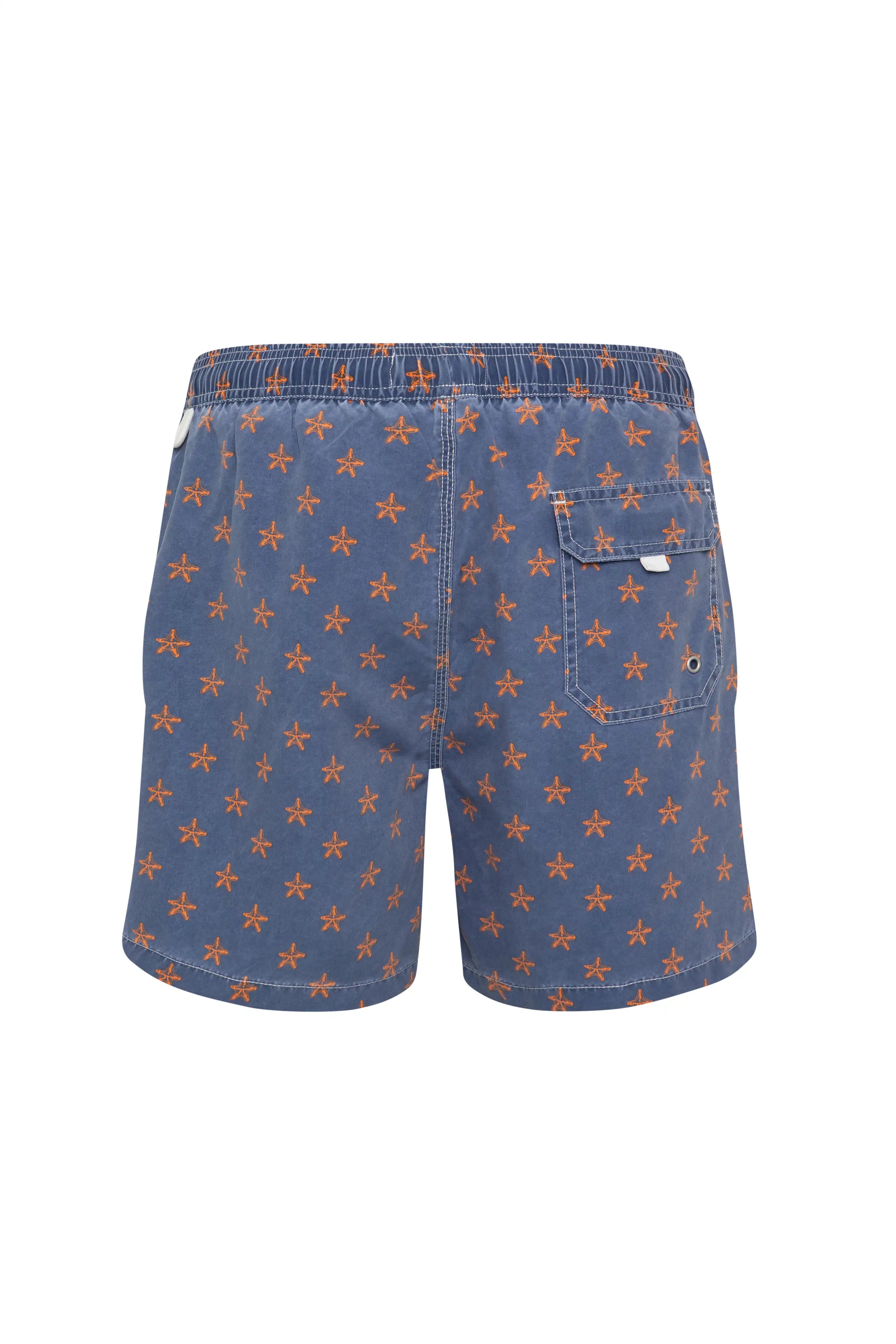 Bañador bermuda estampado Estrella azul lavado