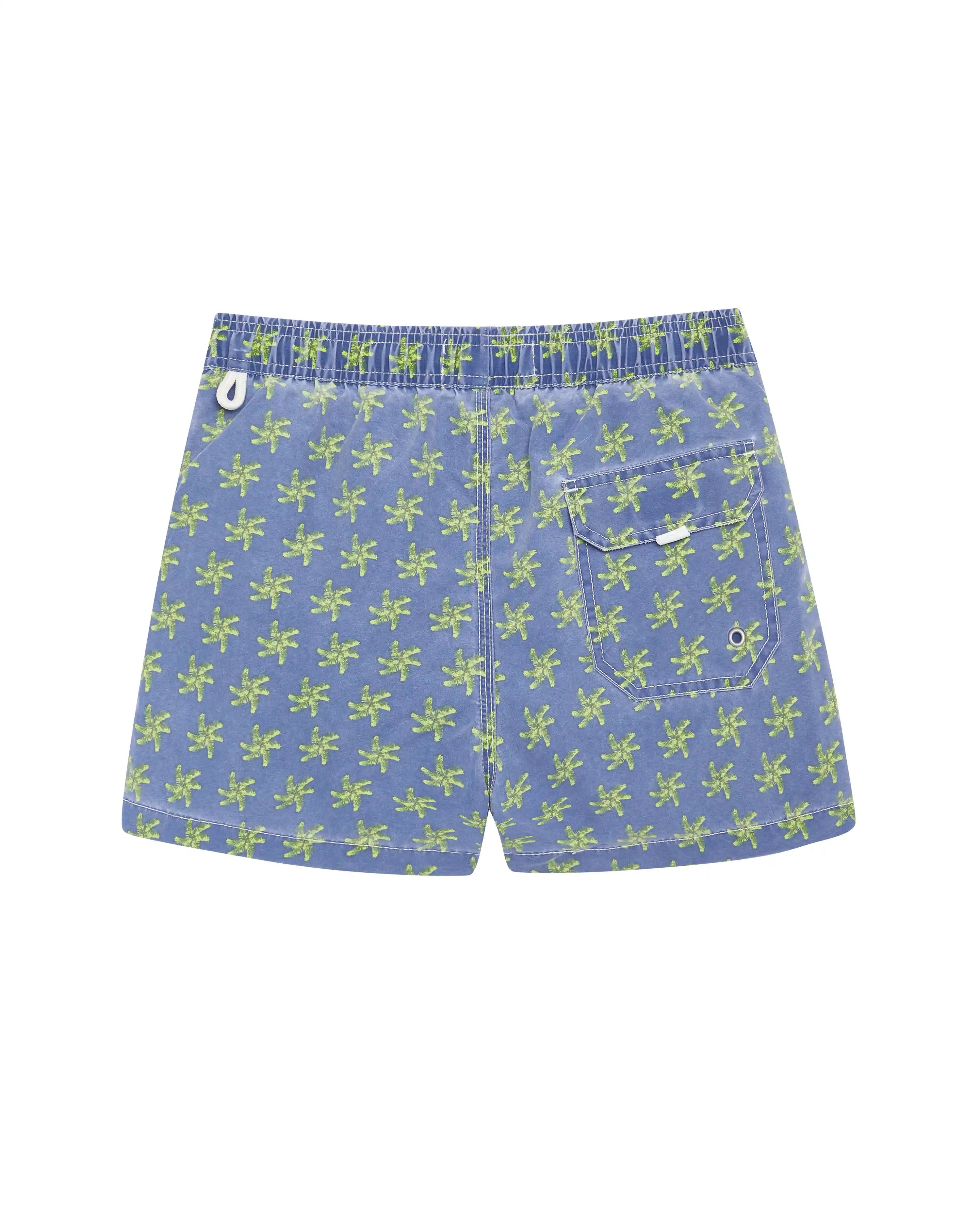 Bañador bermuda niño Kiff Kiff azul lavado estampado Palma
