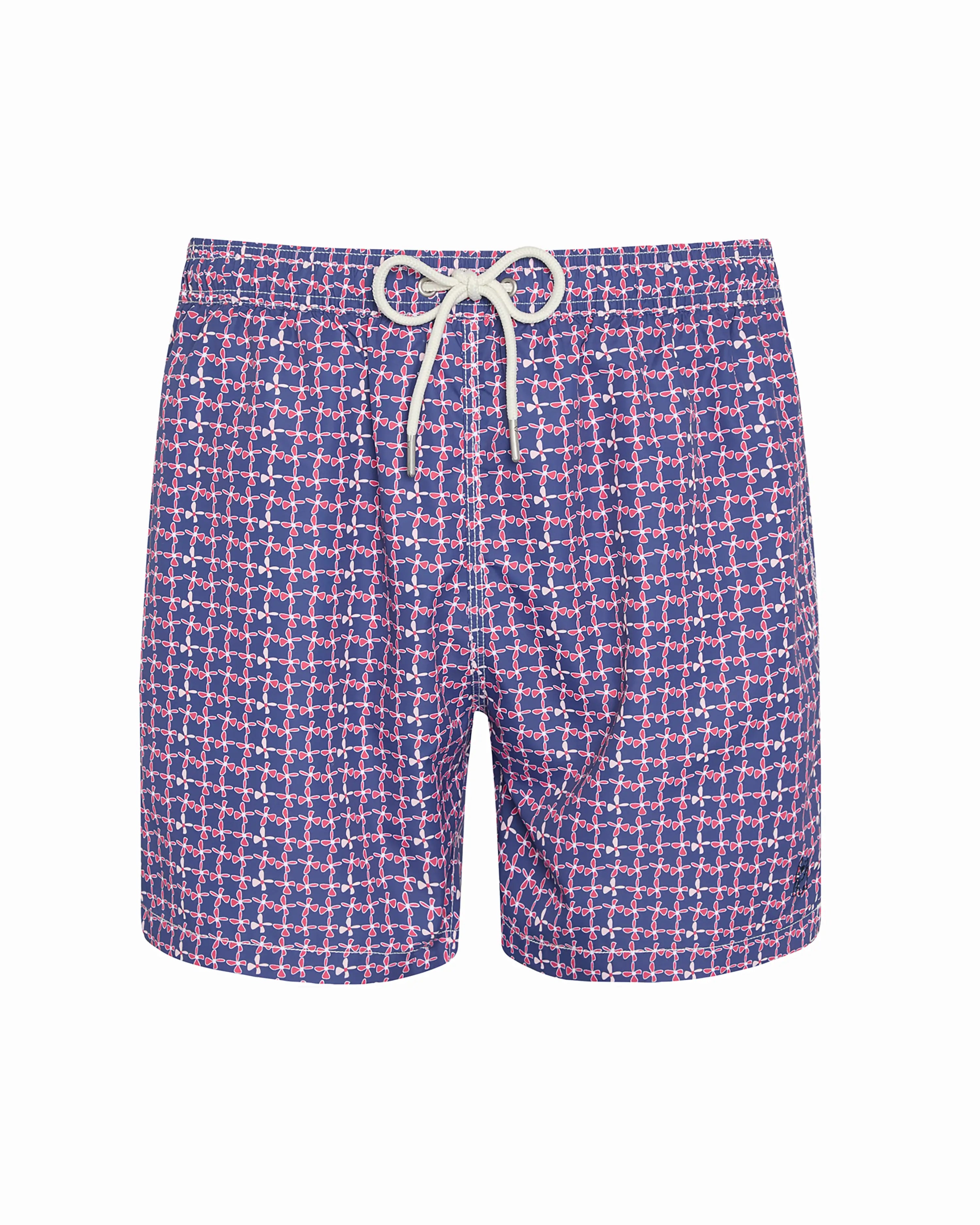 Bañador bermuda hombre Kiff Kiff azul estampado flores