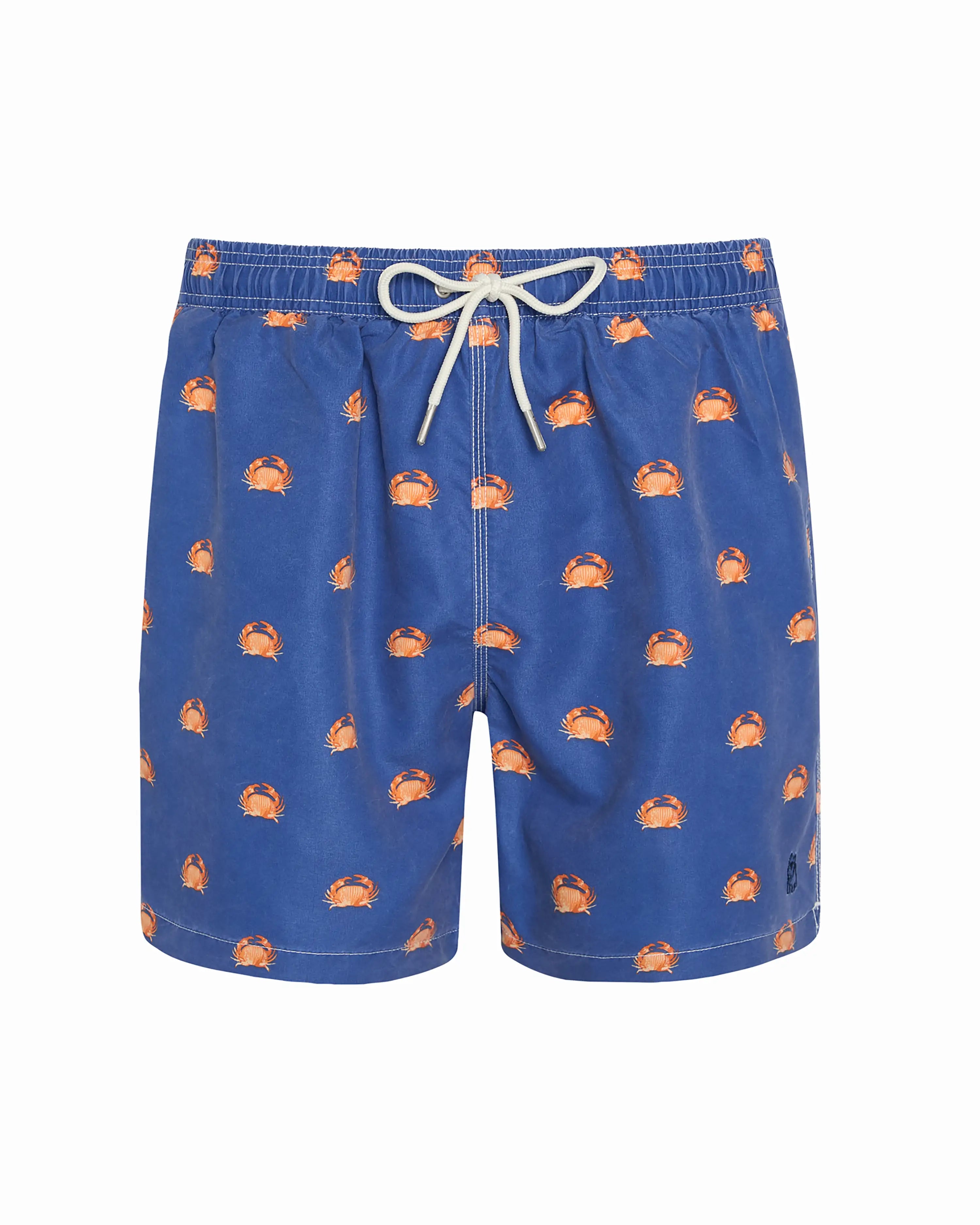 Bañador bermuda hombre Kiff Kiff azul lavado estampado Cangrejo