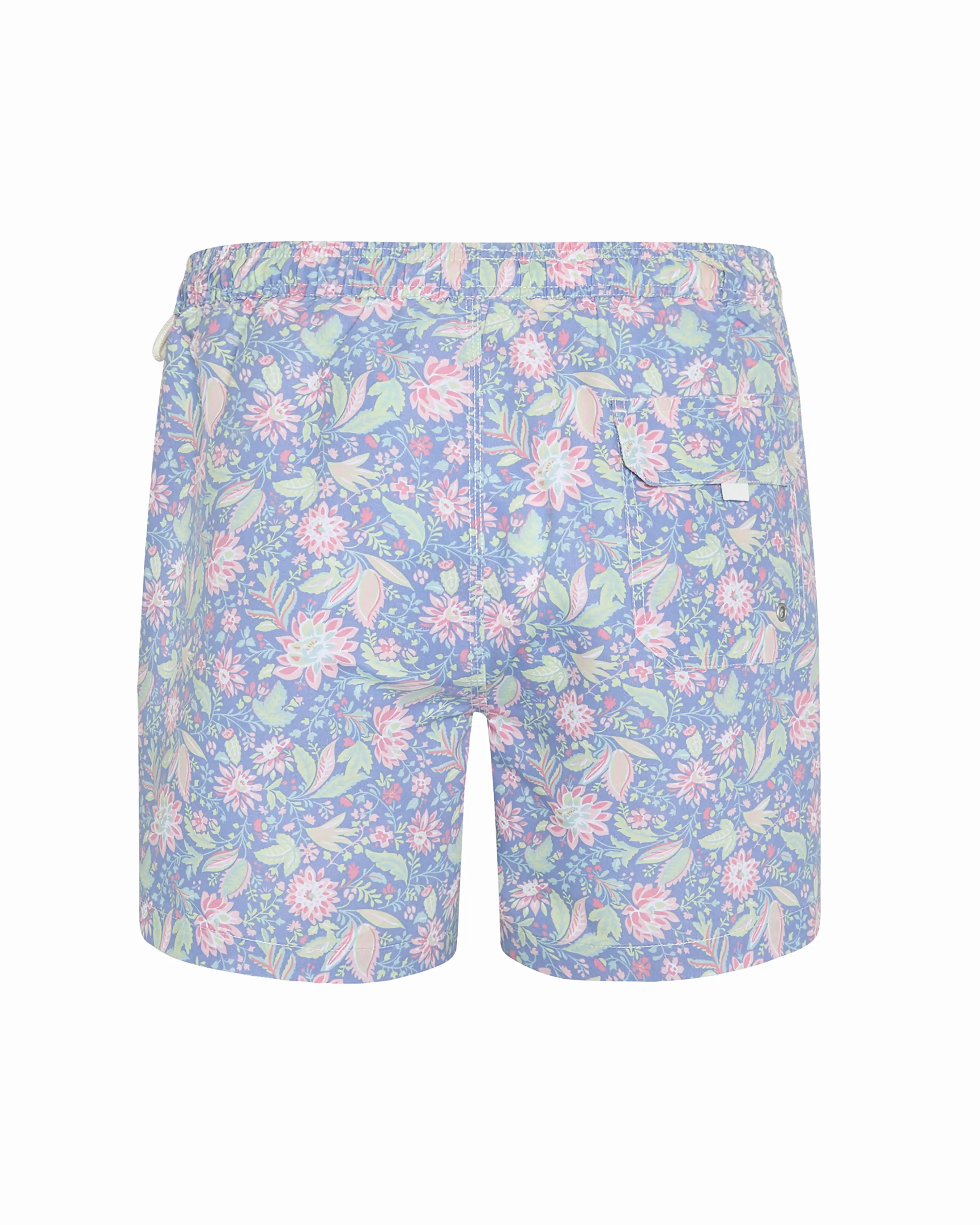 Bañador bermuda hombre Kiff Kiff azul lavado estampado Flores