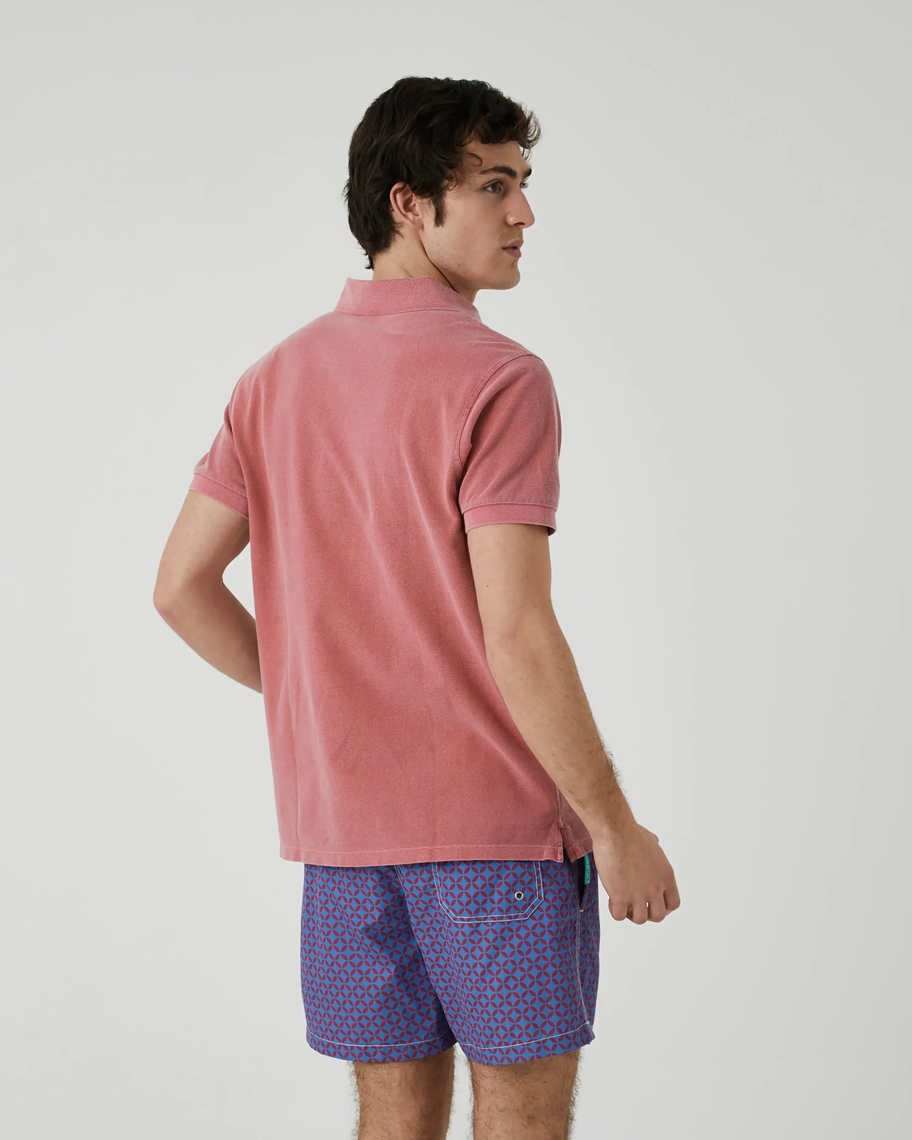 Bañador bermuda hombre Kiff Kiff azul estampado Geométrico