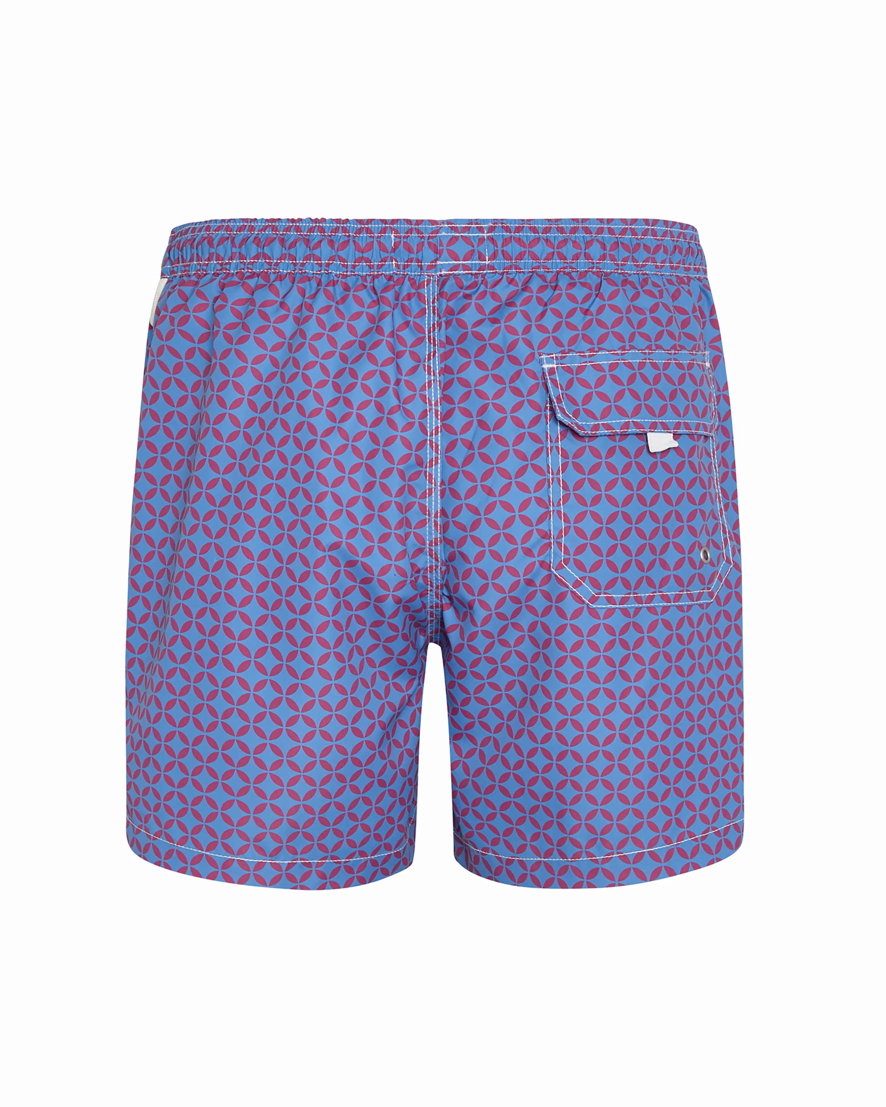Bañador bermuda hombre Kiff Kiff azul estampado Geométrico