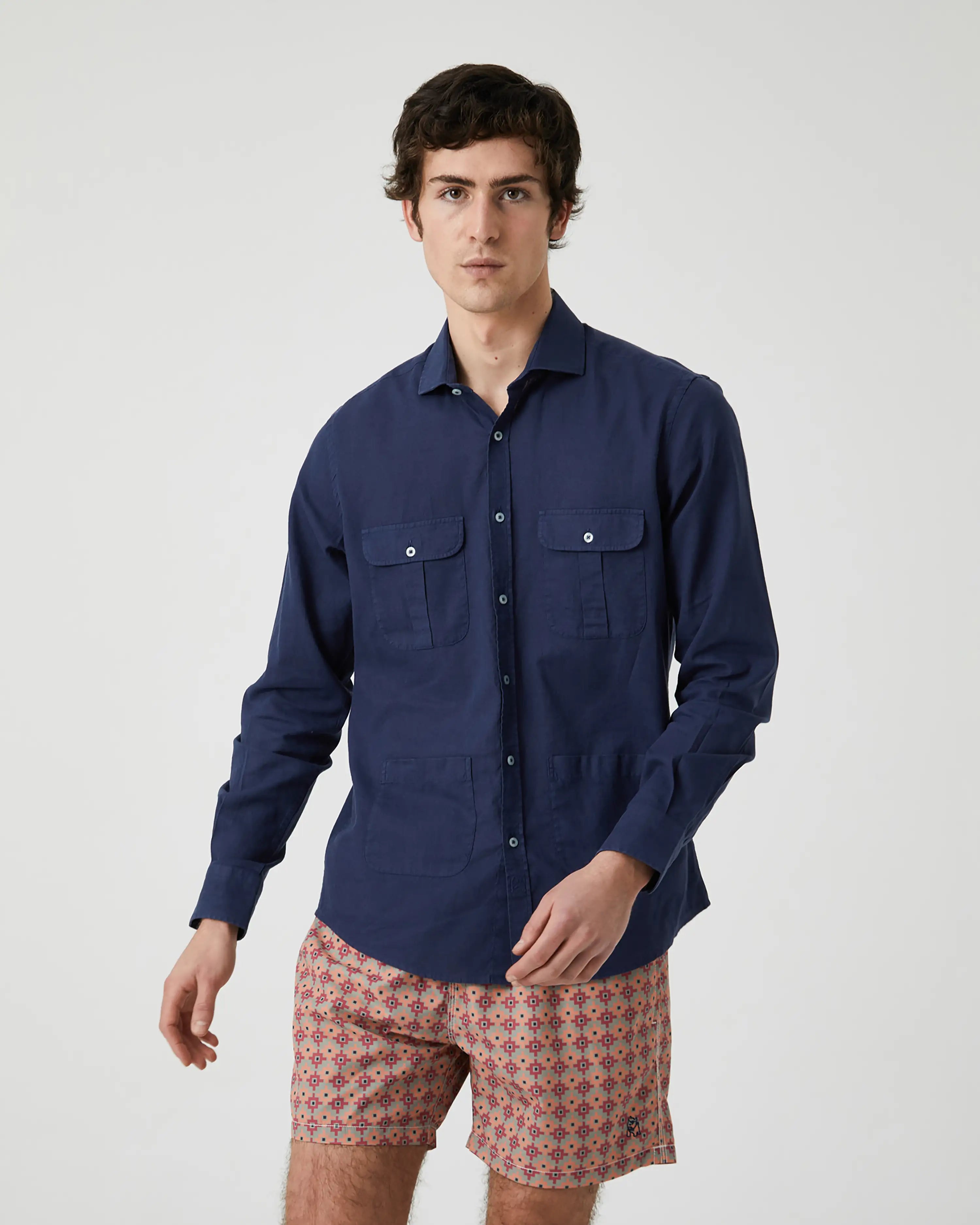 Bañador bermuda hombre Kiff Kiff verde estampado Étnico