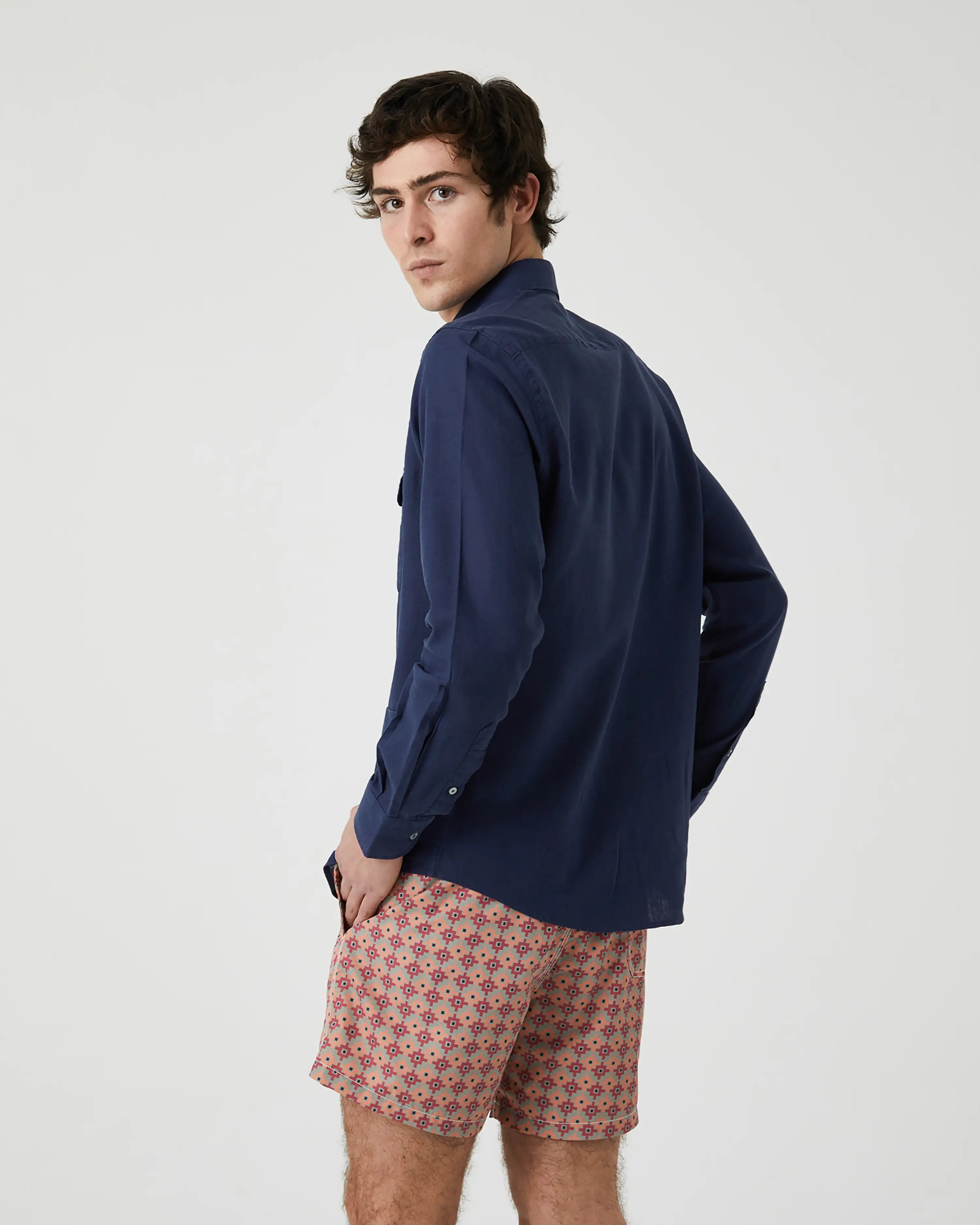 Bañador bermuda hombre Kiff Kiff verde estampado Étnico