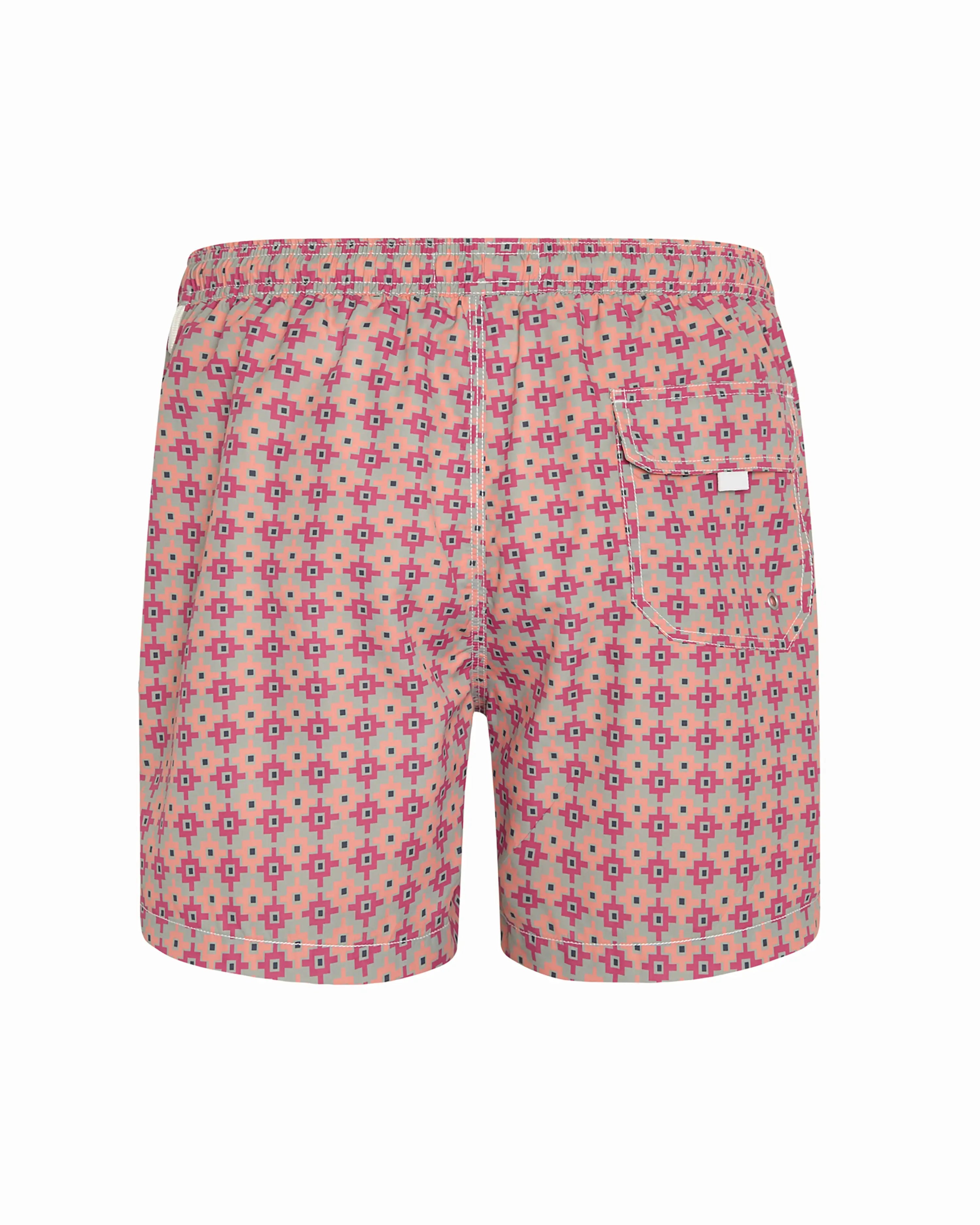 Bañador bermuda hombre Kiff Kiff verde estampado Étnico