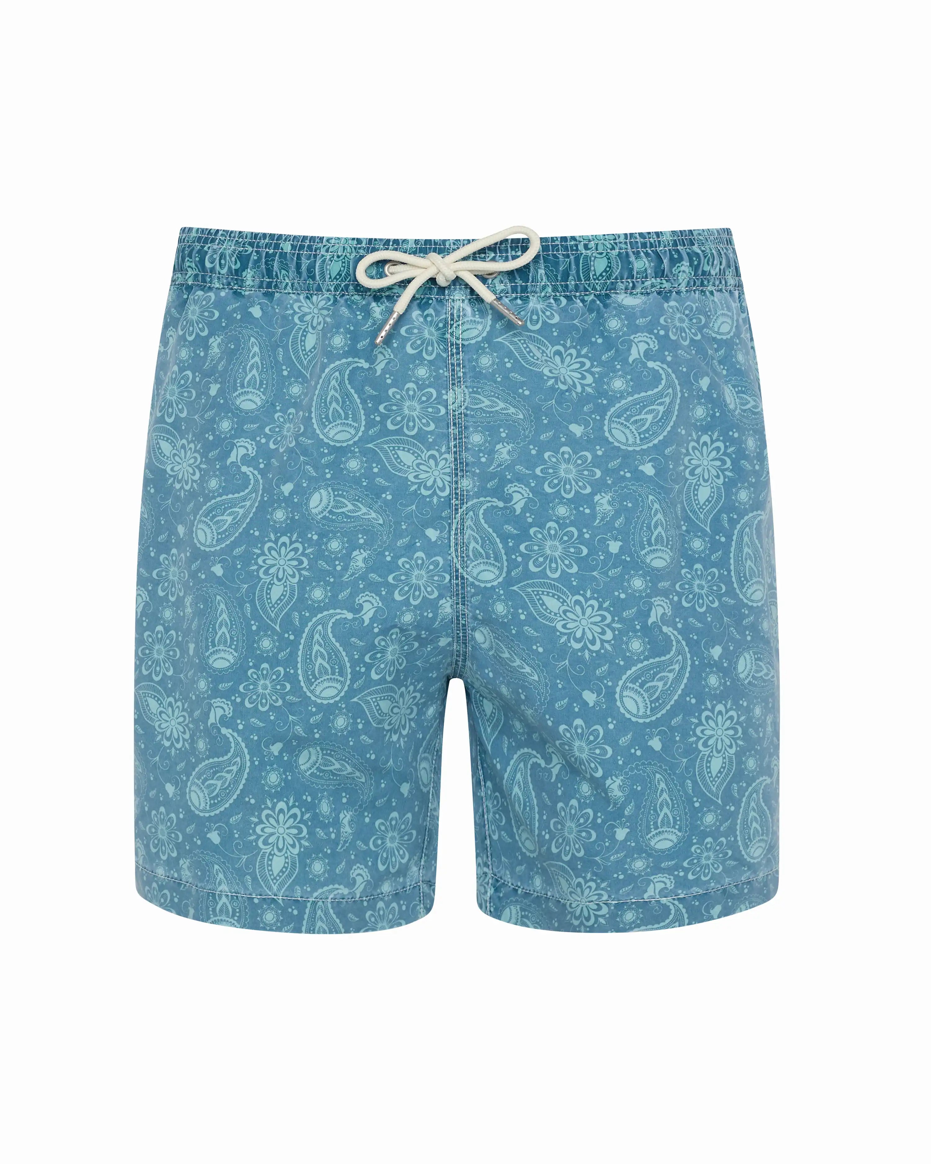 Bañador bermuda Cachemir verde lavado