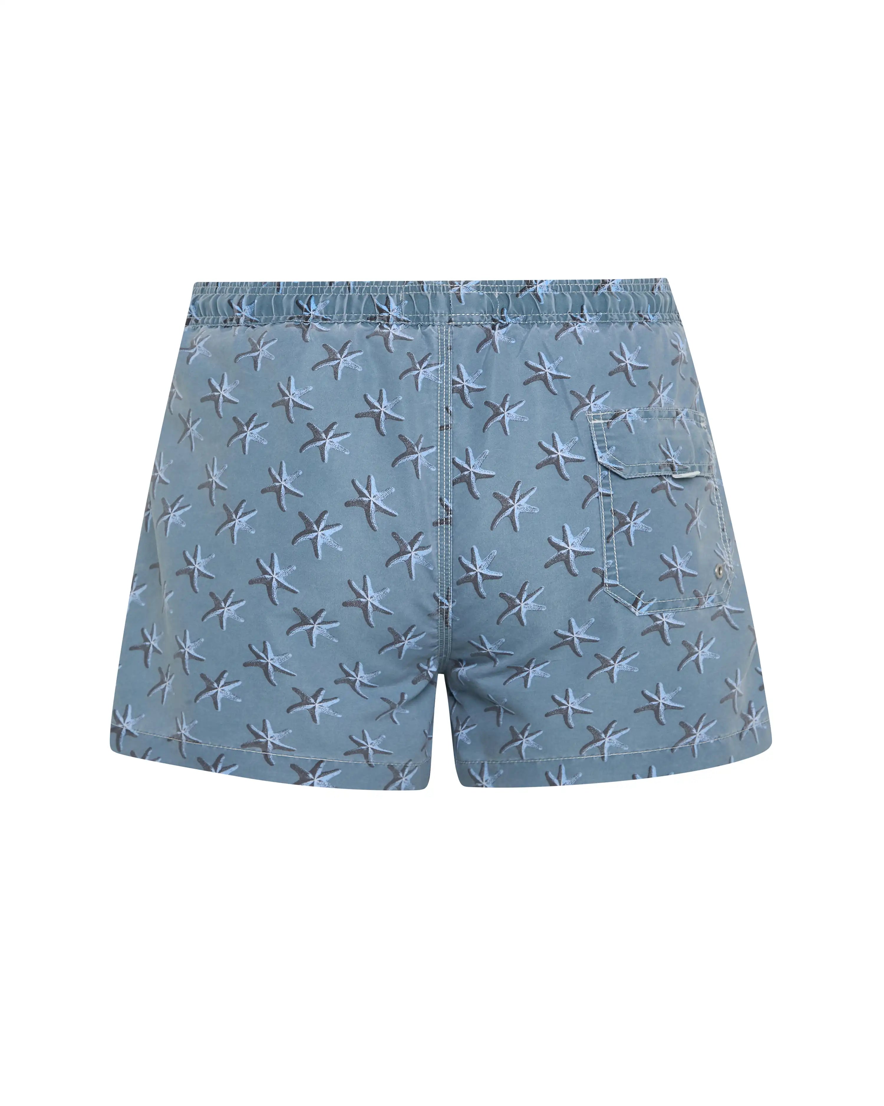 Bañador bermuda niño Kiff Kiff azul lavado estampado Estrellas