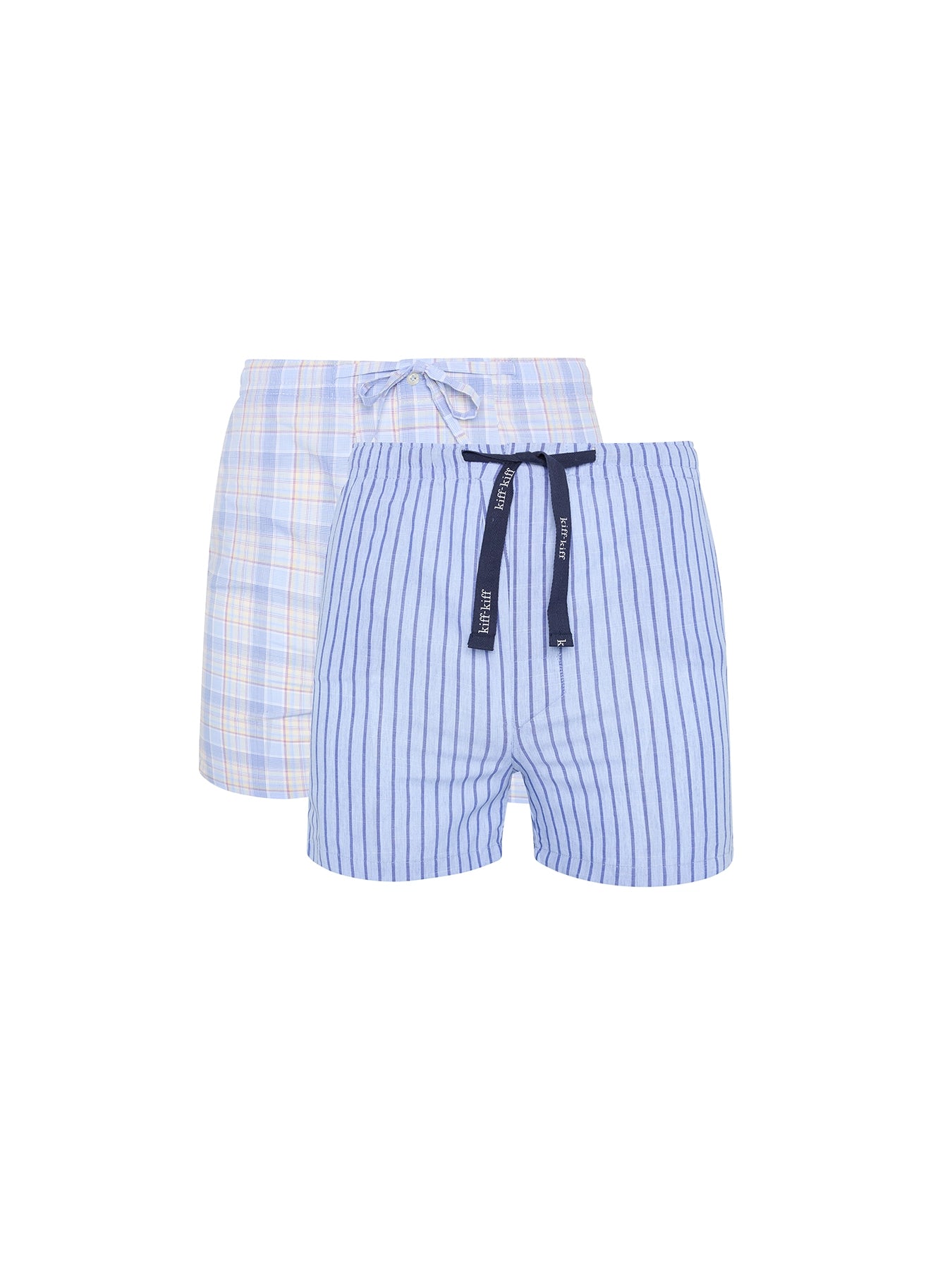 Pack de dos pantalones de pijama cortos niño