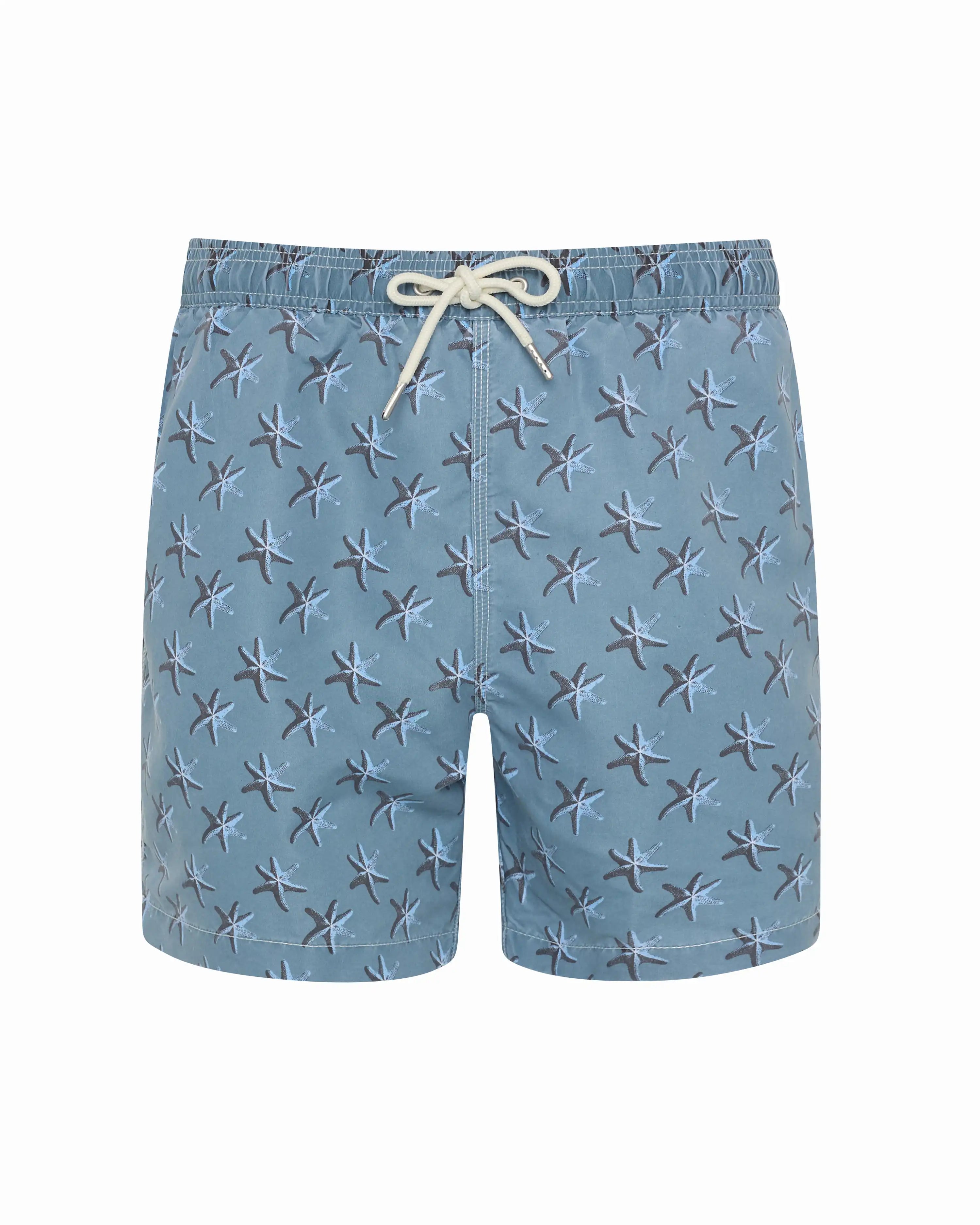 Bañador bermuda estampado Estrella de Mar azul lavado