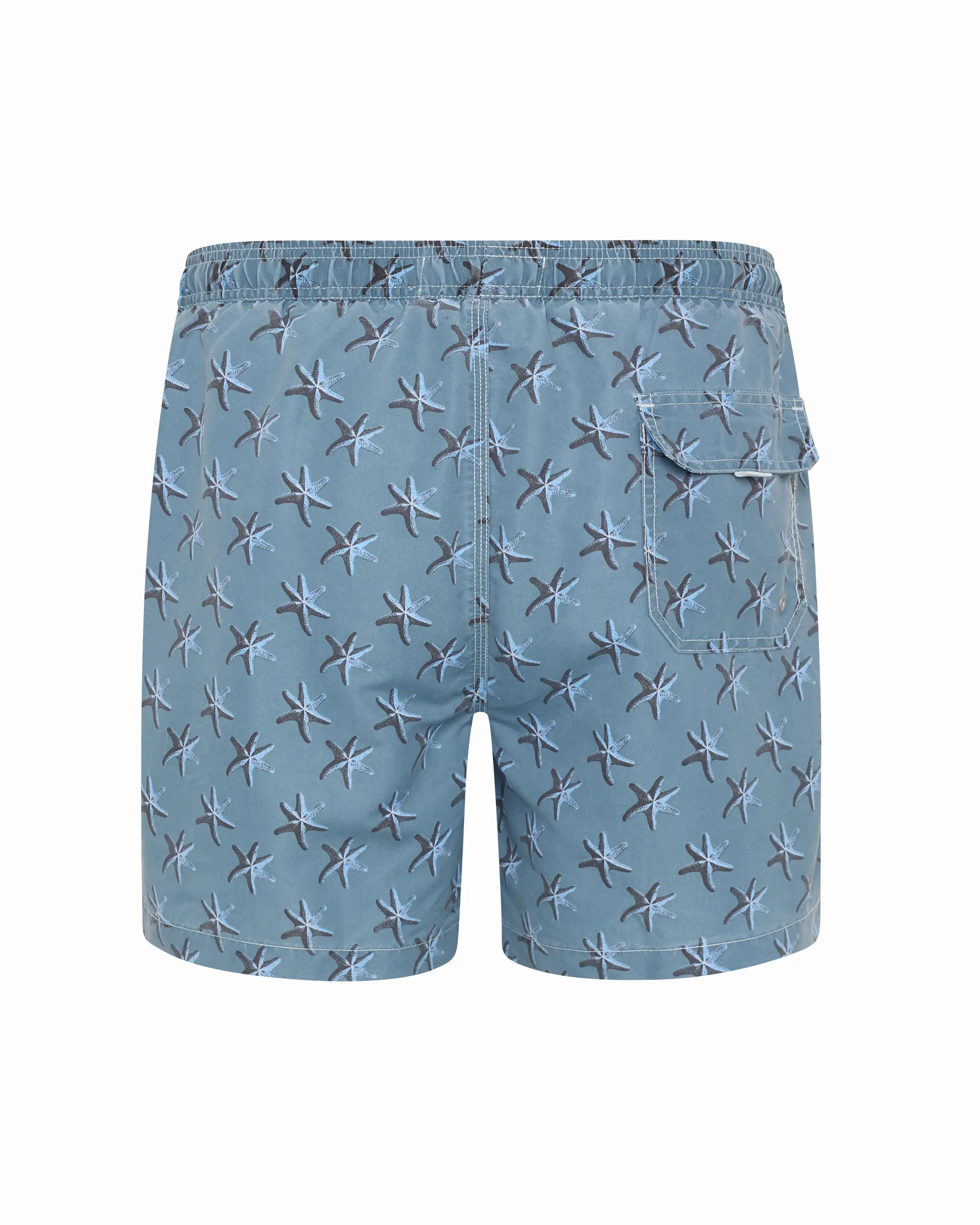 Bañador bermuda estampado Estrella de Mar azul lavado