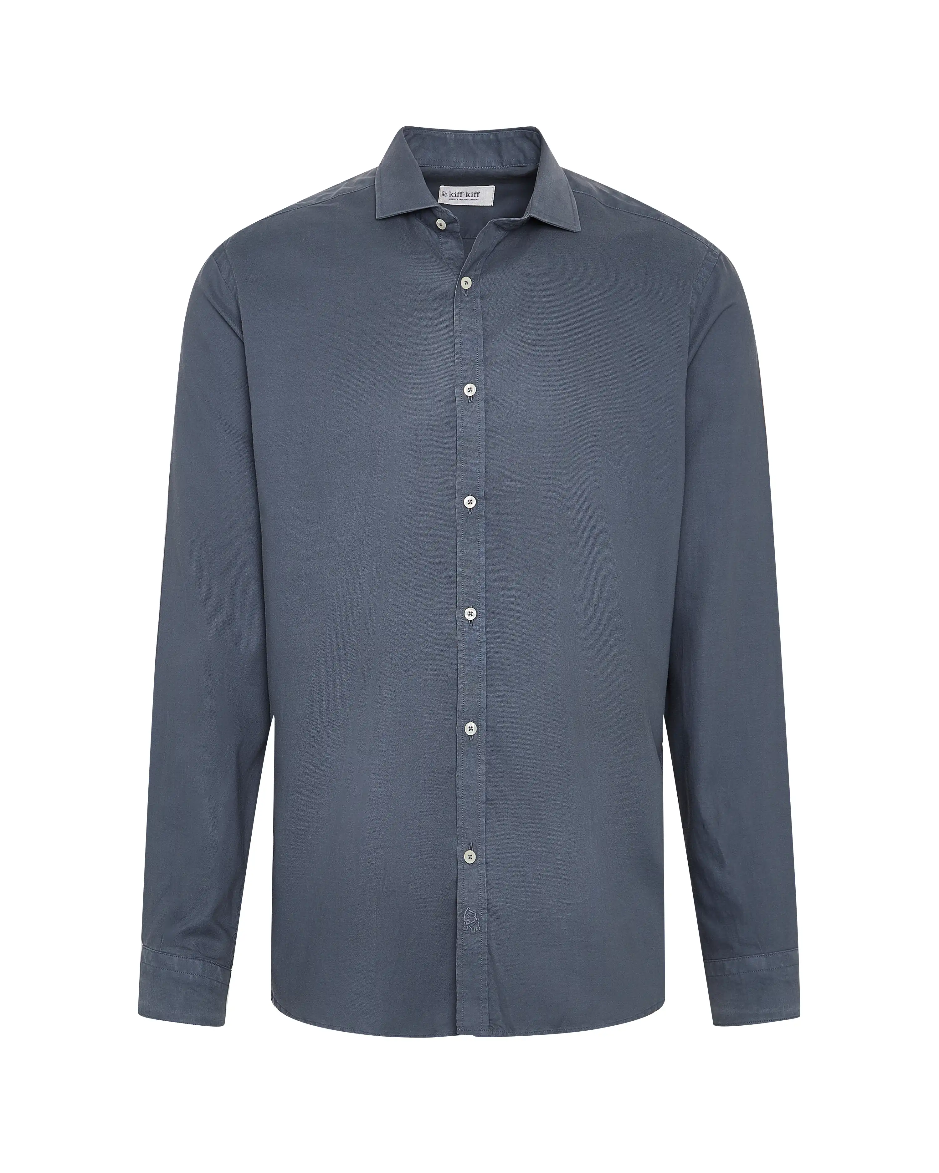 Camisa Casual de Hombre en Algodón lavado