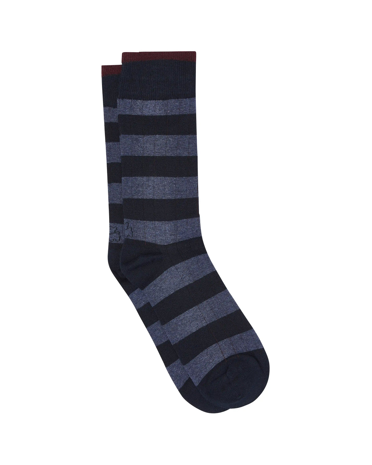 Calcetines media caña de hombre Kiff Kiff rayas bicolor
