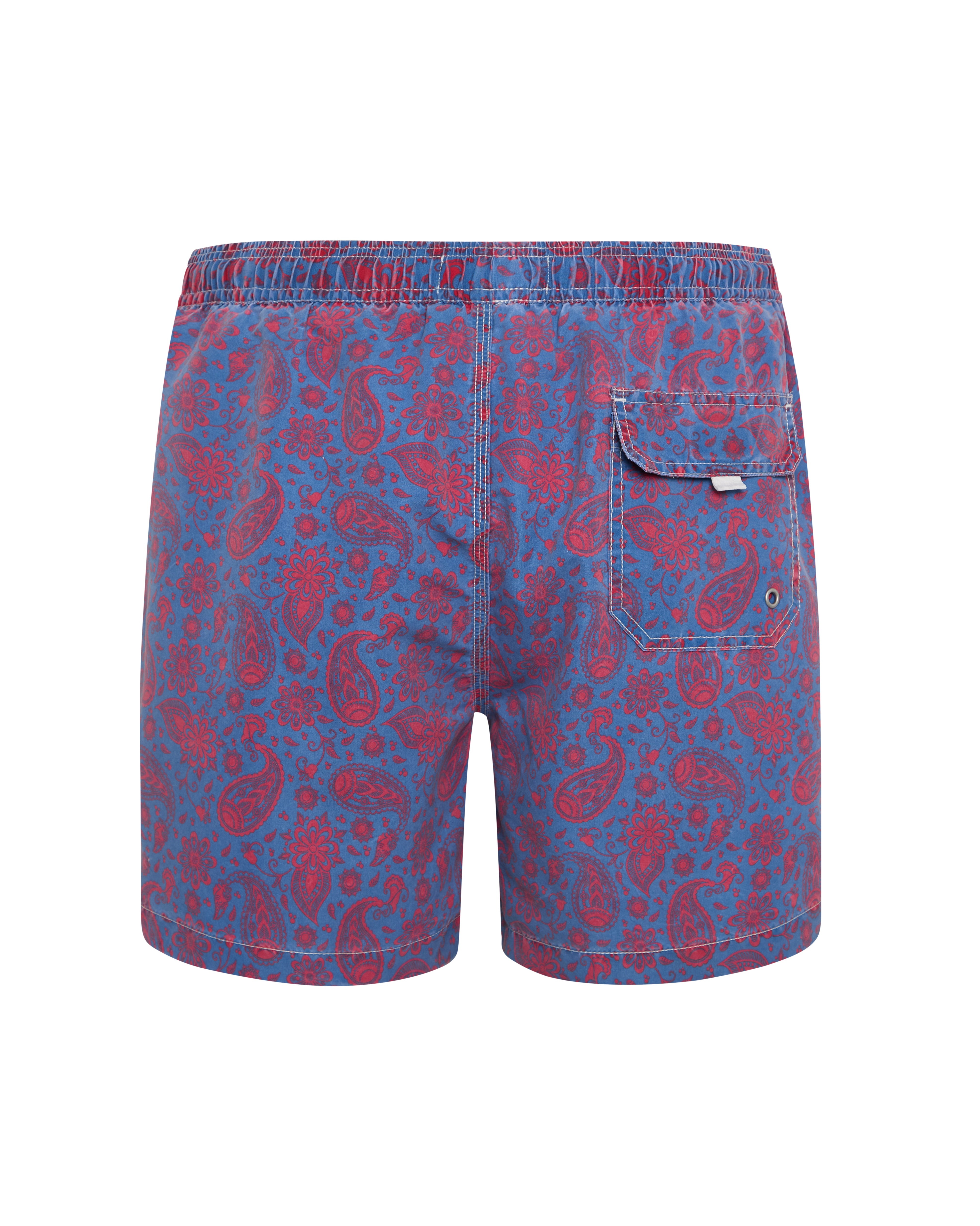 Bañador bermuda Cachemir azul lavado